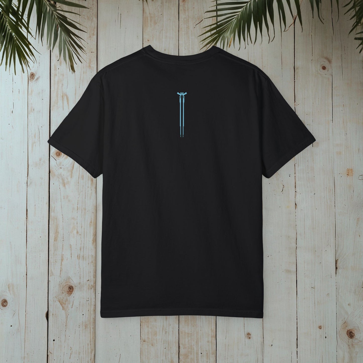 CLIPPED UNDERWATER BACK SET GARMENT-DYED TEE