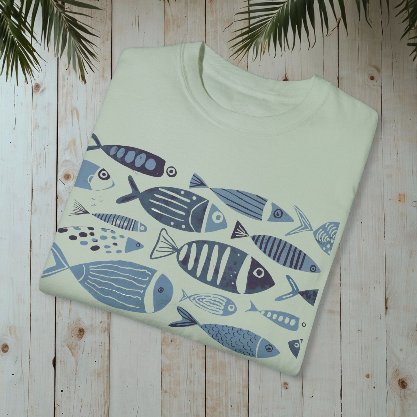 FISHES GARMENT-DYED TEE