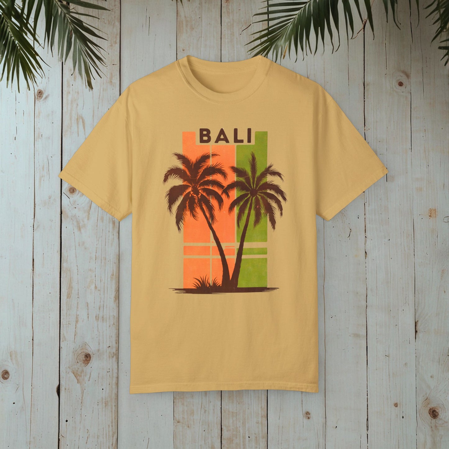 BALI PALM RETRO GARMENT-DYED TEE