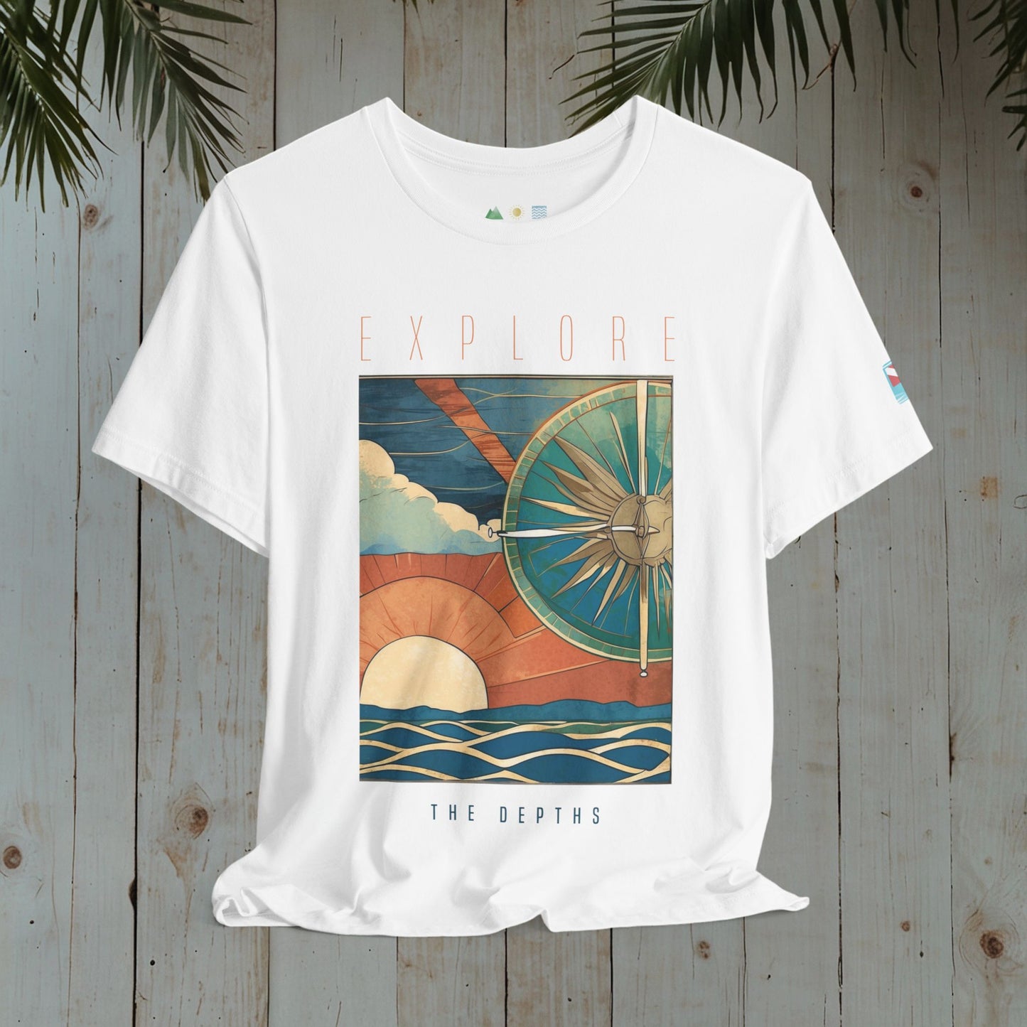 EXPLORE THE DEPTHS DIVER DOWN COMPASS CLASSIC TEE