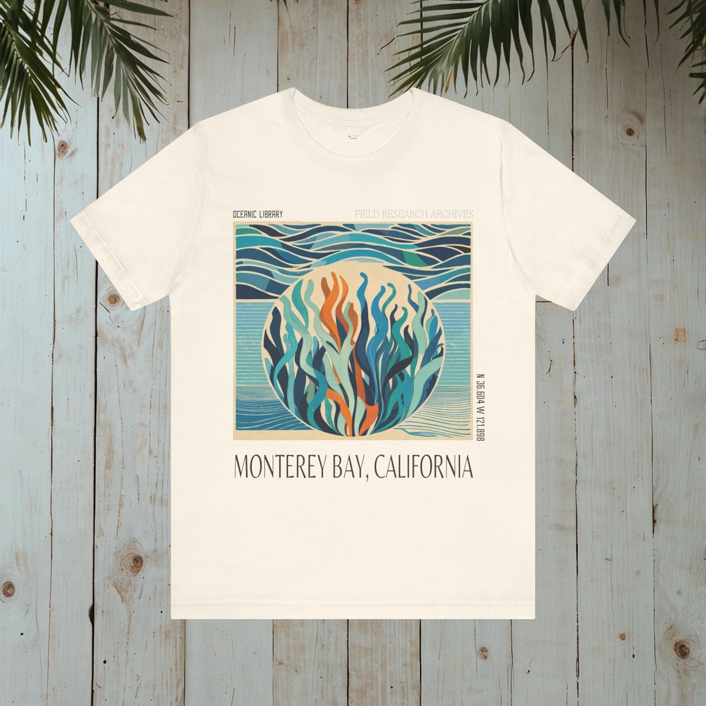Oceanic Library Kelp Monterey Bay RETRO OCEAN CLASSIC TEE