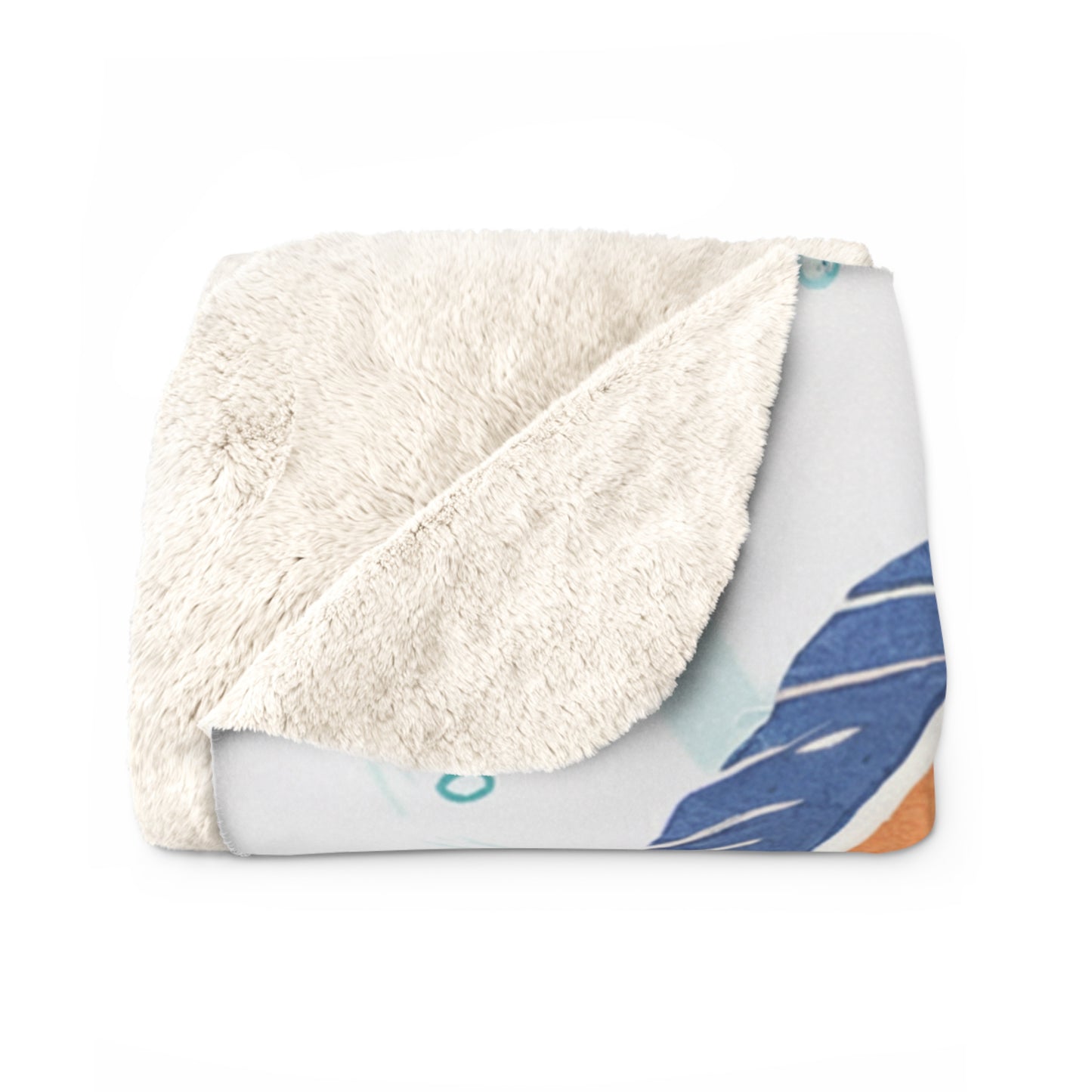 Sherpa Fish Fleece Blanket