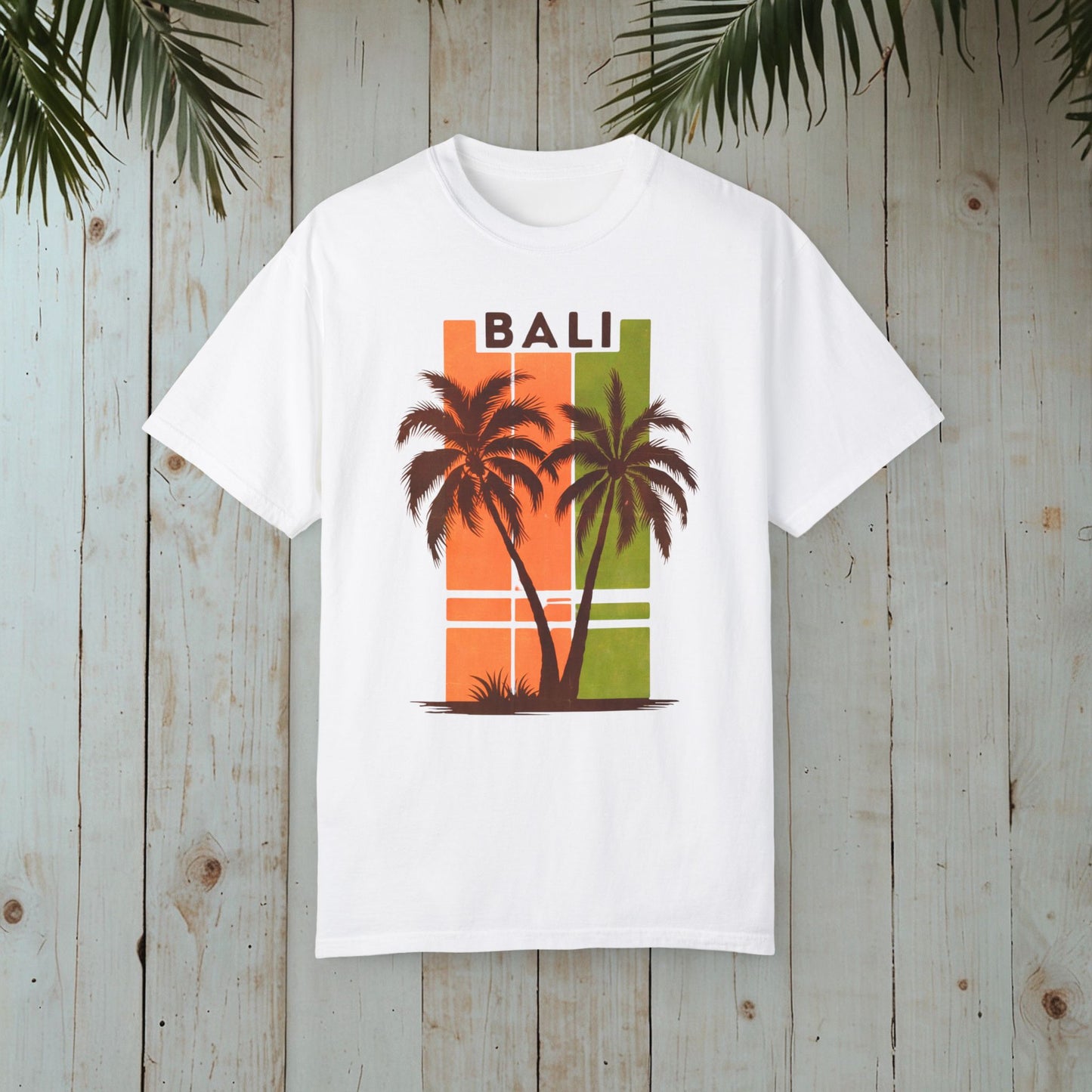 BALI PALM RETRO GARMENT-DYED TEE