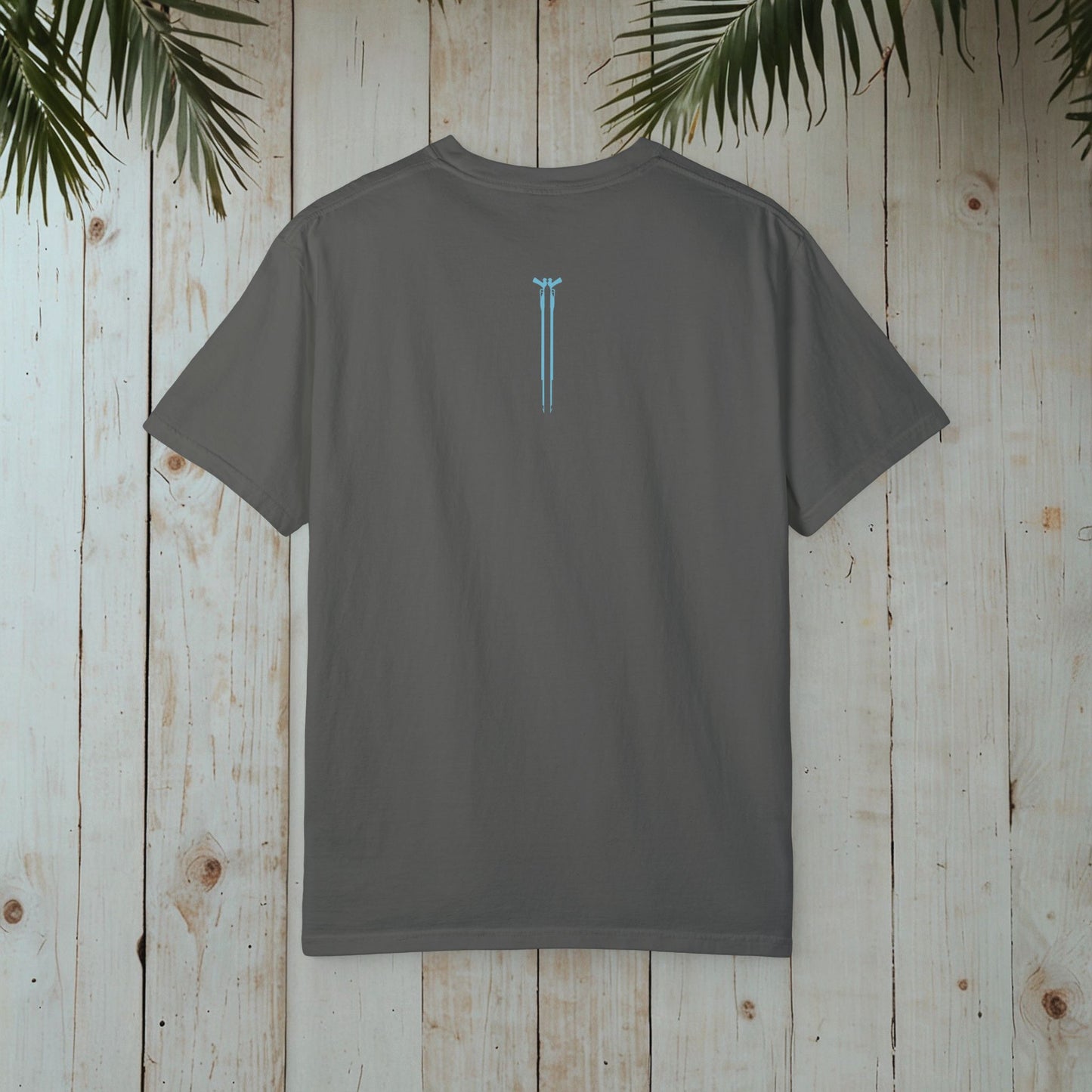 CLIPPED UNDERWATER BACK SET GARMENT-DYED TEE