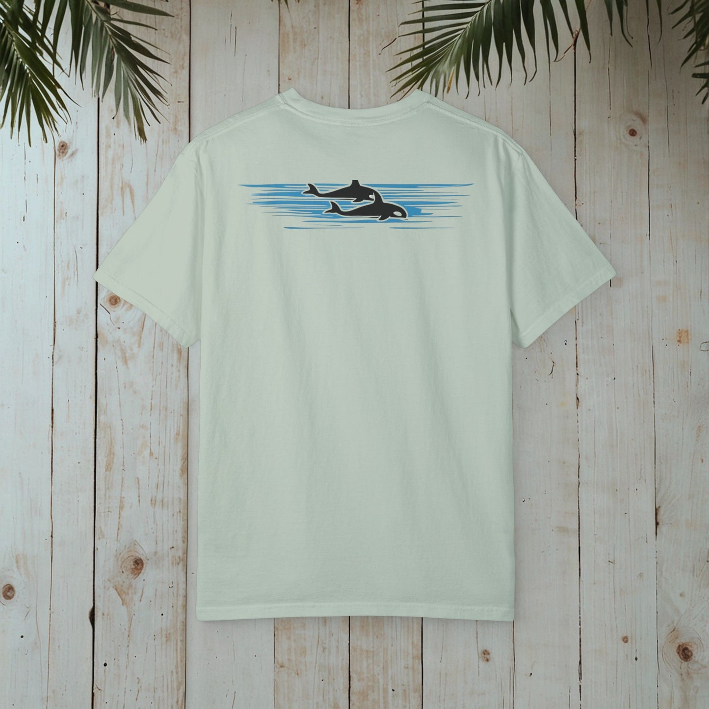RESPECT THE LOCALS ORCAS GARMENT-DYED TEE
