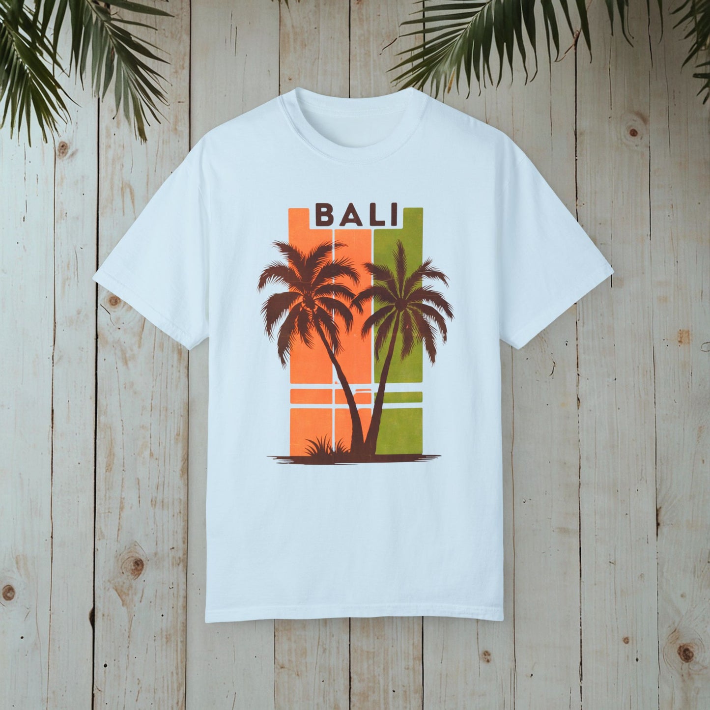 BALI PALM RETRO GARMENT-DYED TEE