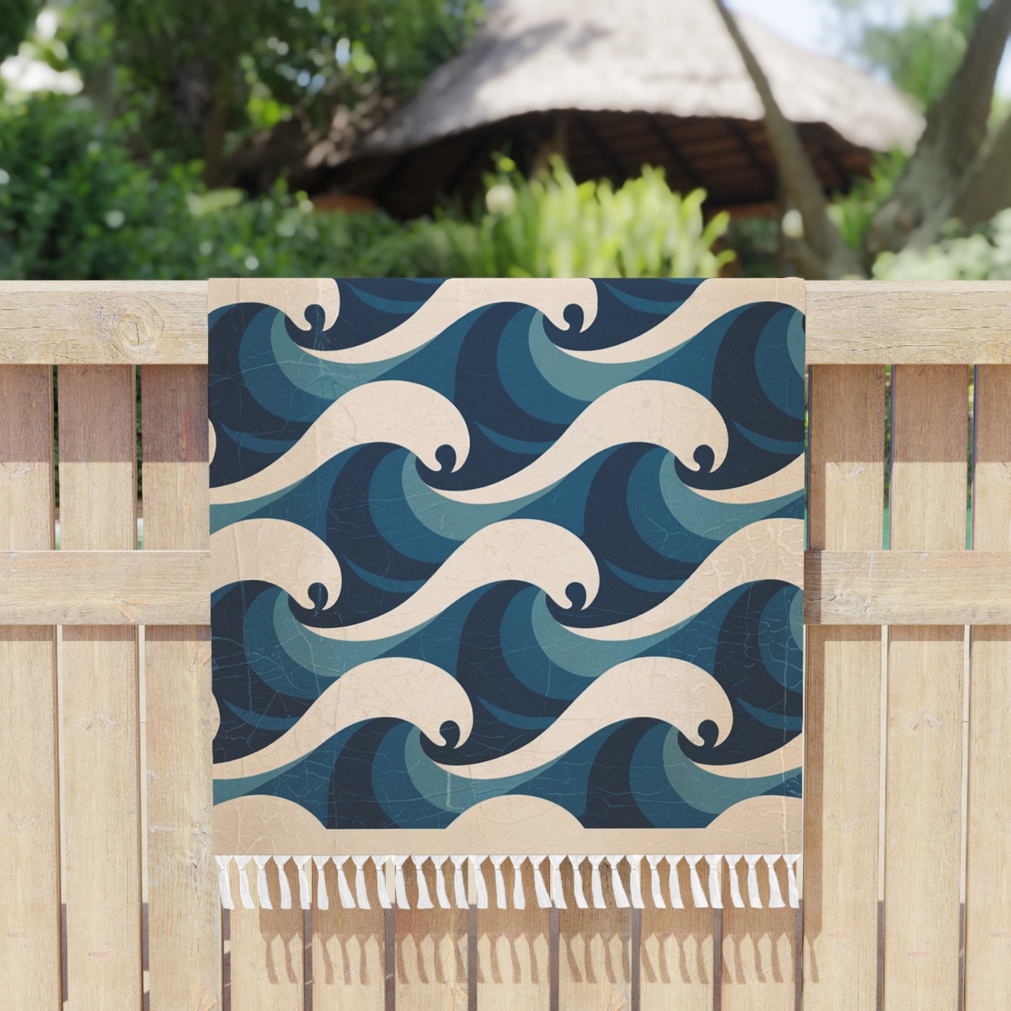 Il Mare Italian Ocean Boho Beach Cloth Retro Pattern