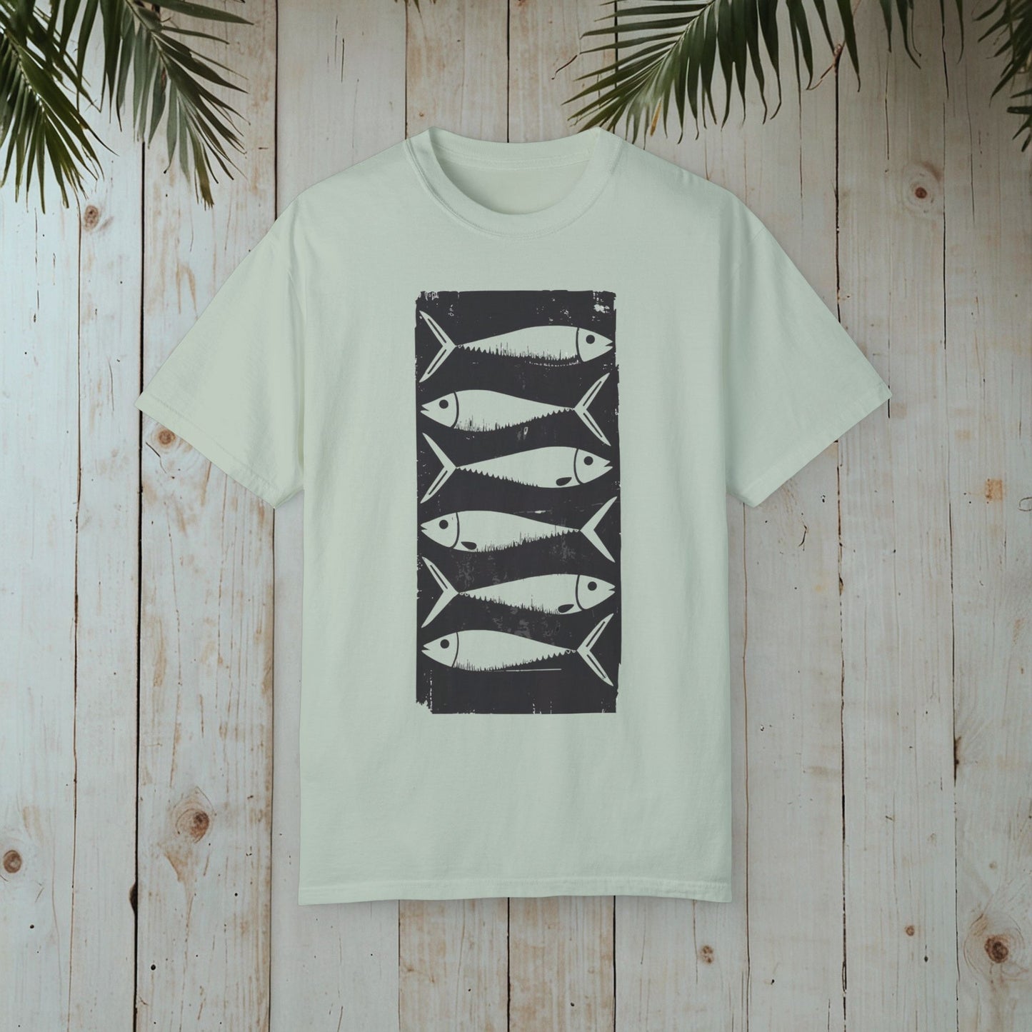 Sardines Box Retro GARMENT-DYED TEE