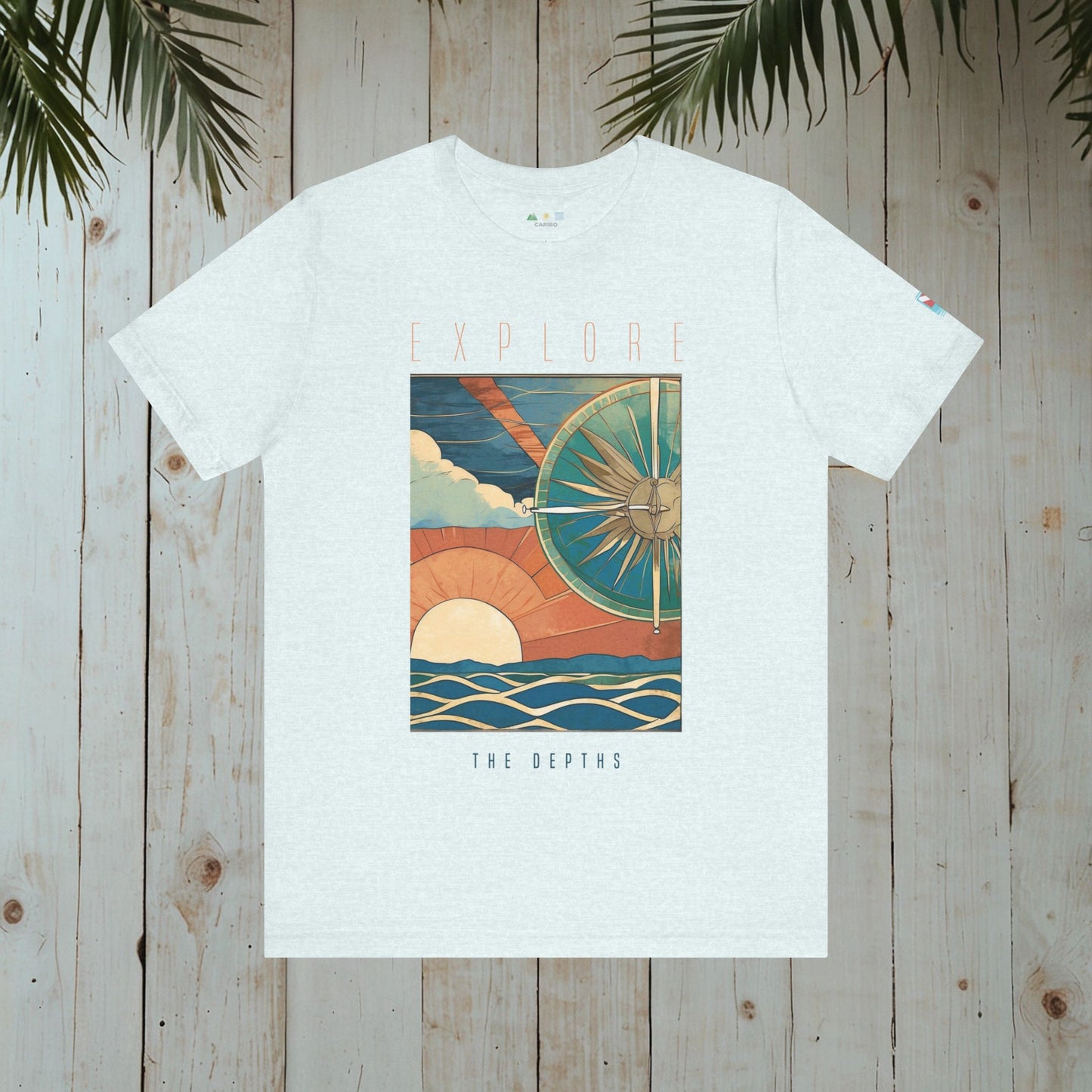 EXPLORE THE DEPTHS DIVER DOWN COMPASS CLASSIC TEE