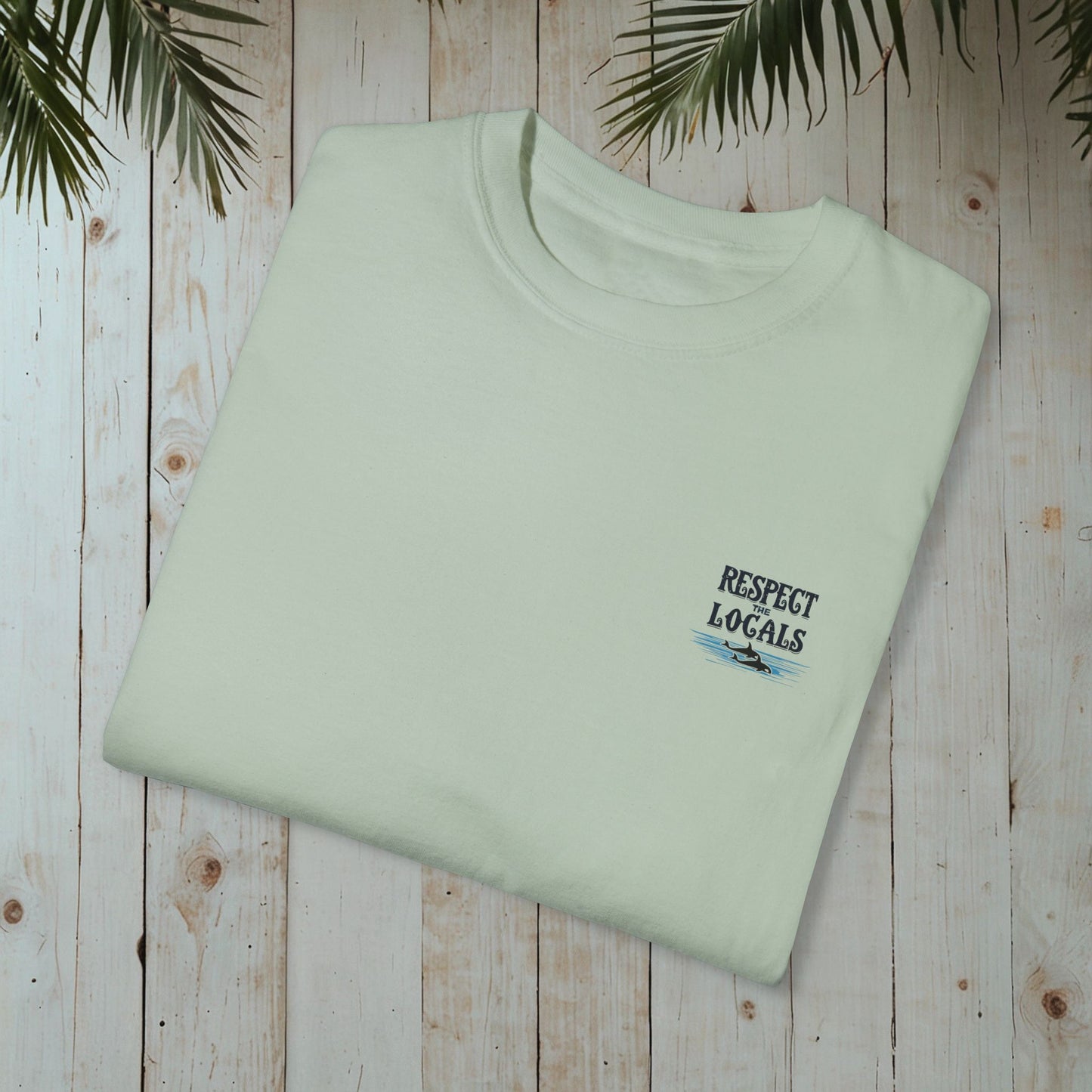 RESPECT THE LOCALS ORCAS GARMENT-DYED TEE