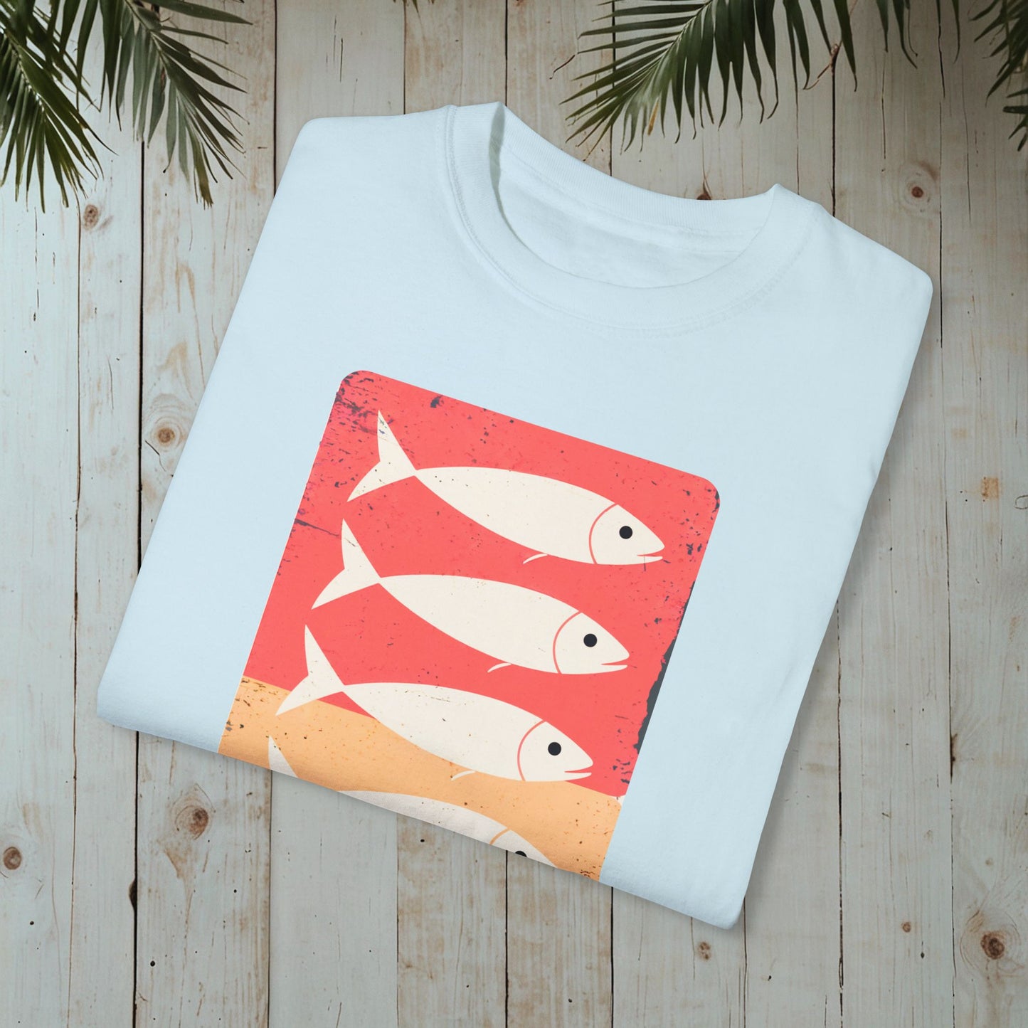 Sardines Sicily Retro GARMENT-DYED TEE