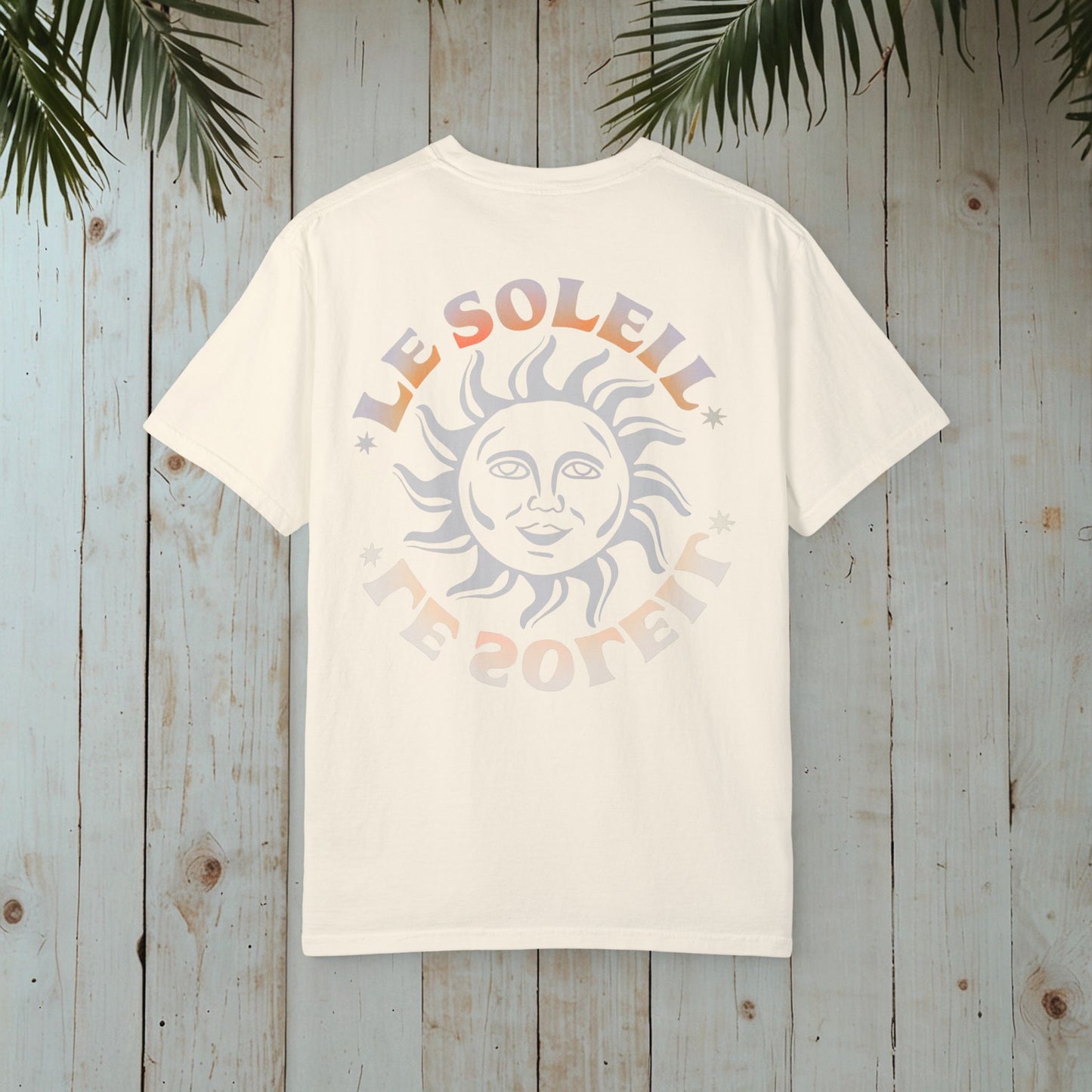 LE SOLEIL SUN GARMENT-DYED TEE