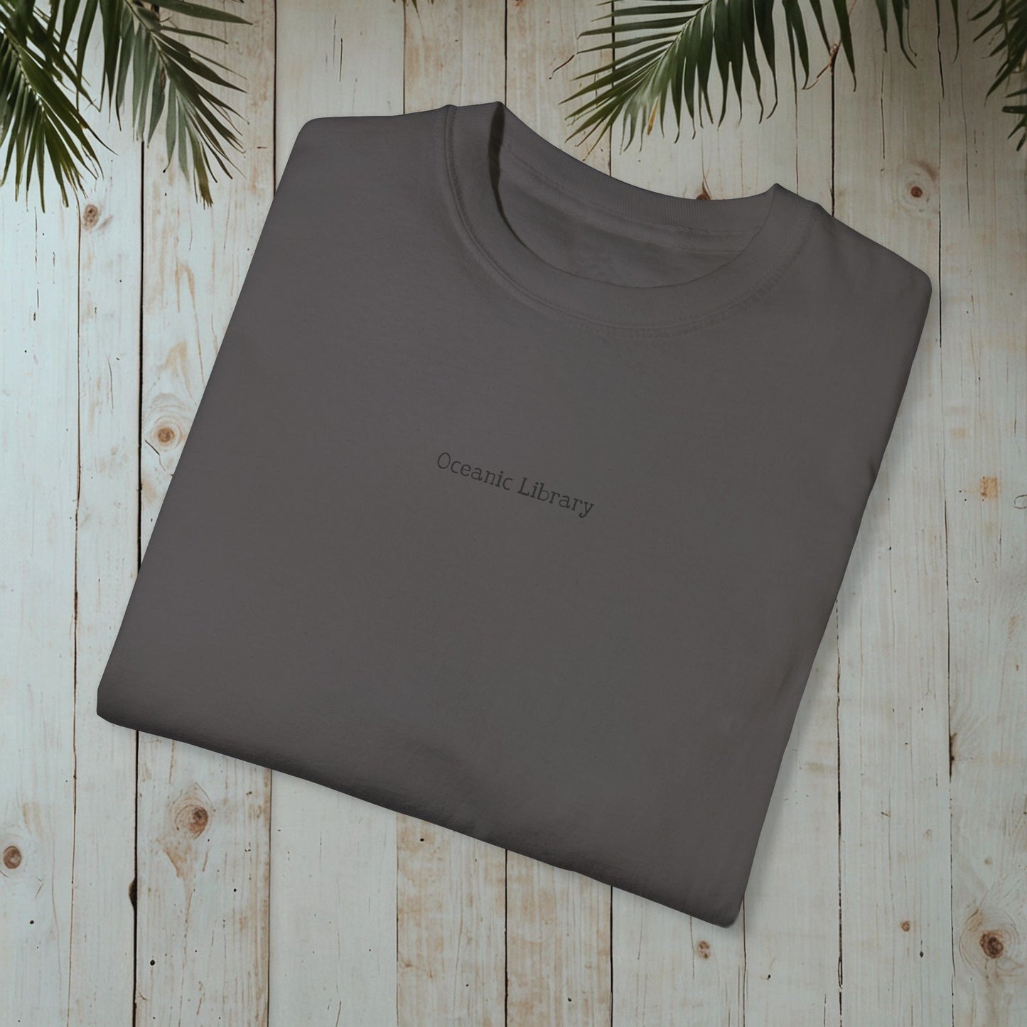 CERAMIC FISH SESSION OCEANIC LIBRARY GARMENT-DYED TEE