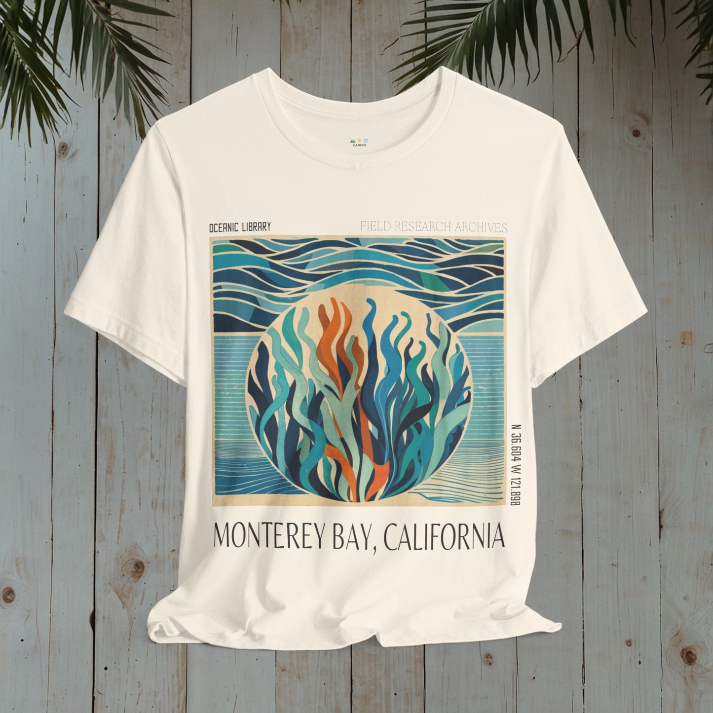 Oceanic Library Kelp Monterey Bay RETRO OCEAN CLASSIC TEE