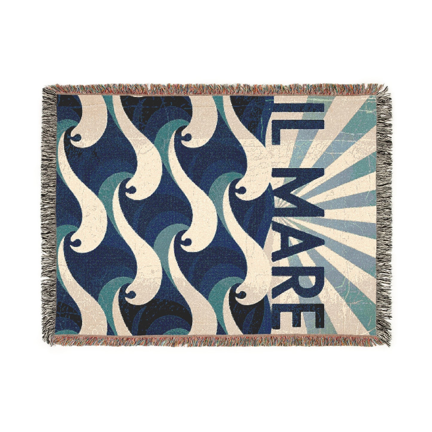 Il Mare Italian Ocean Woven Blanket