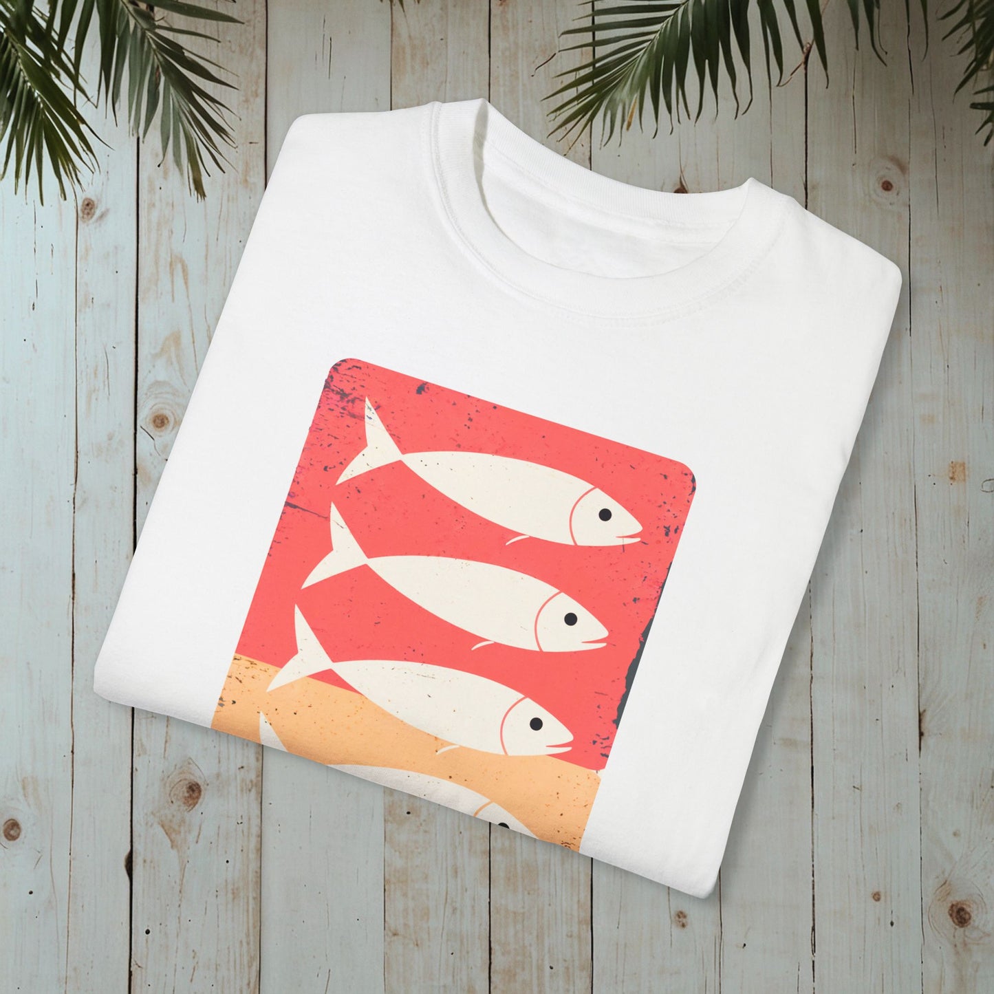 Sardines Sicily Retro GARMENT-DYED TEE