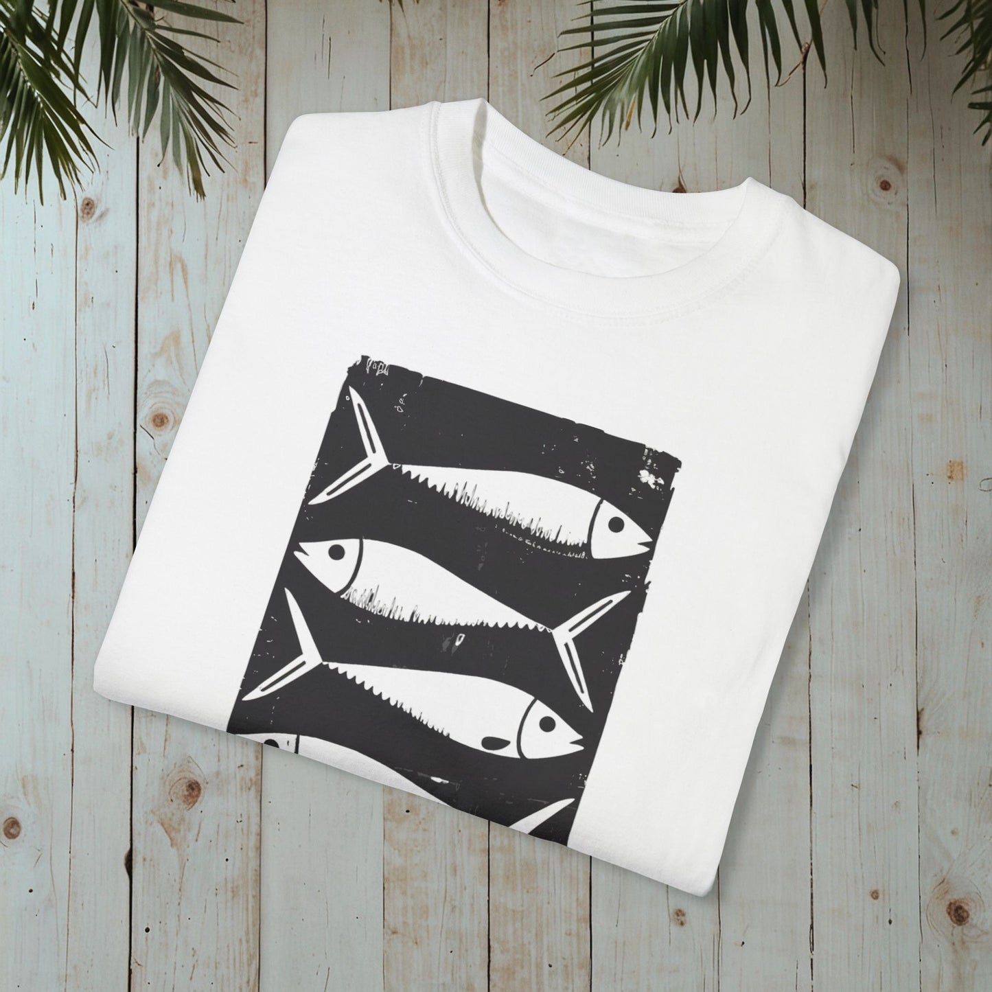 Sardines Box Retro GARMENT-DYED TEE