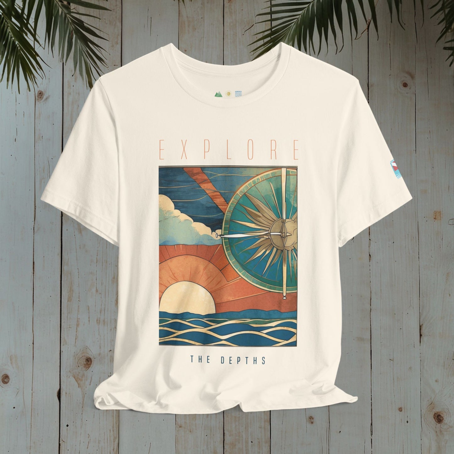 EXPLORE THE DEPTHS DIVER DOWN COMPASS CLASSIC TEE