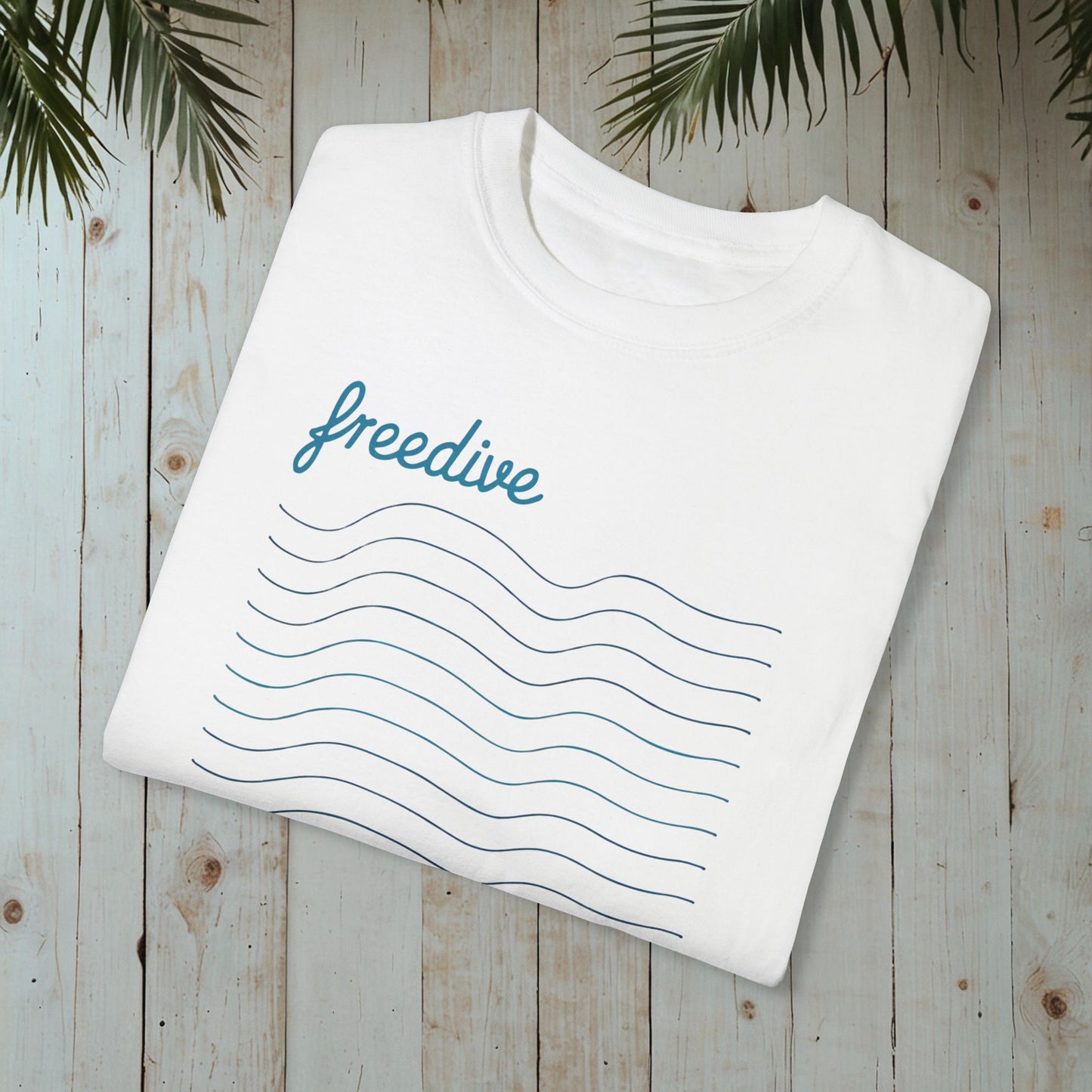 FREEDIVE WAVES GARMENT-DYED TEE