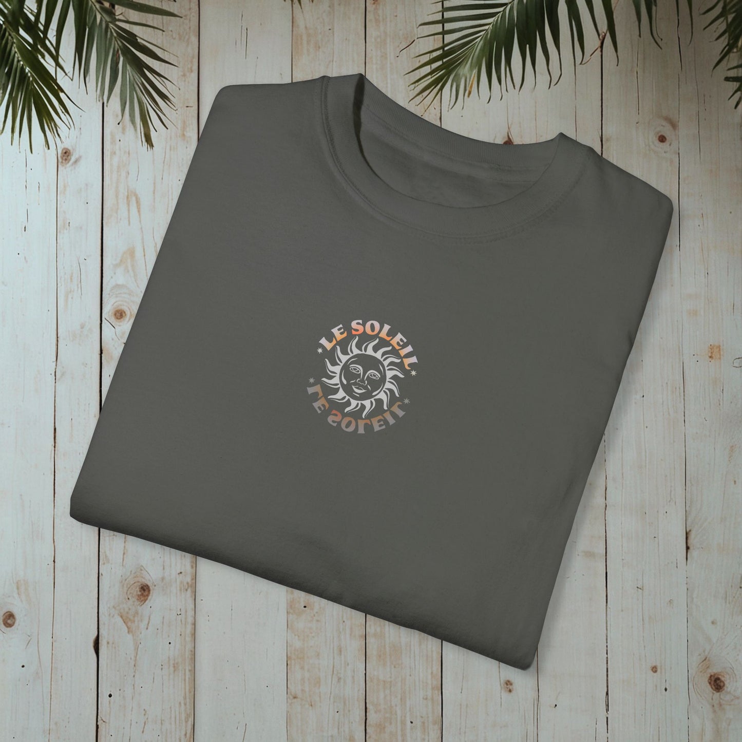LE SOLEIL SUN GARMENT-DYED TEE
