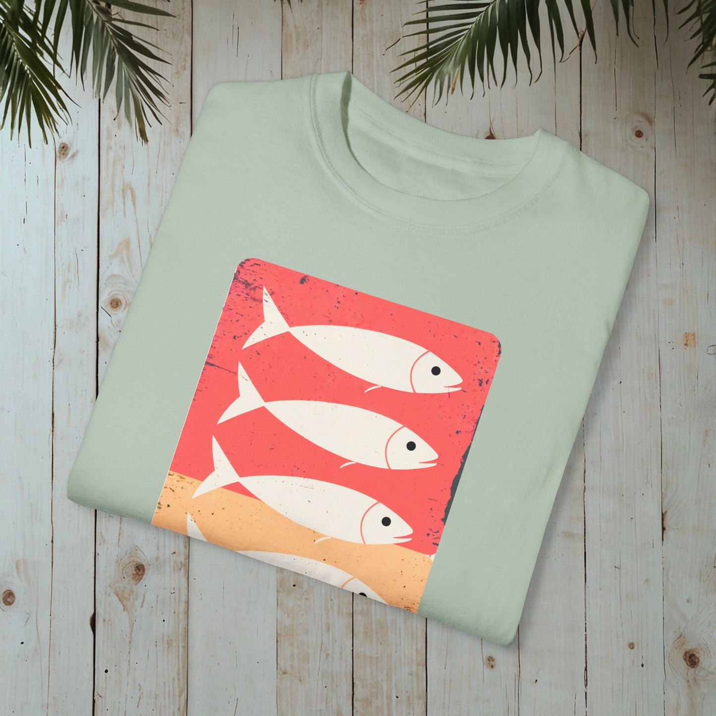 Sardines Sicily Retro GARMENT-DYED TEE