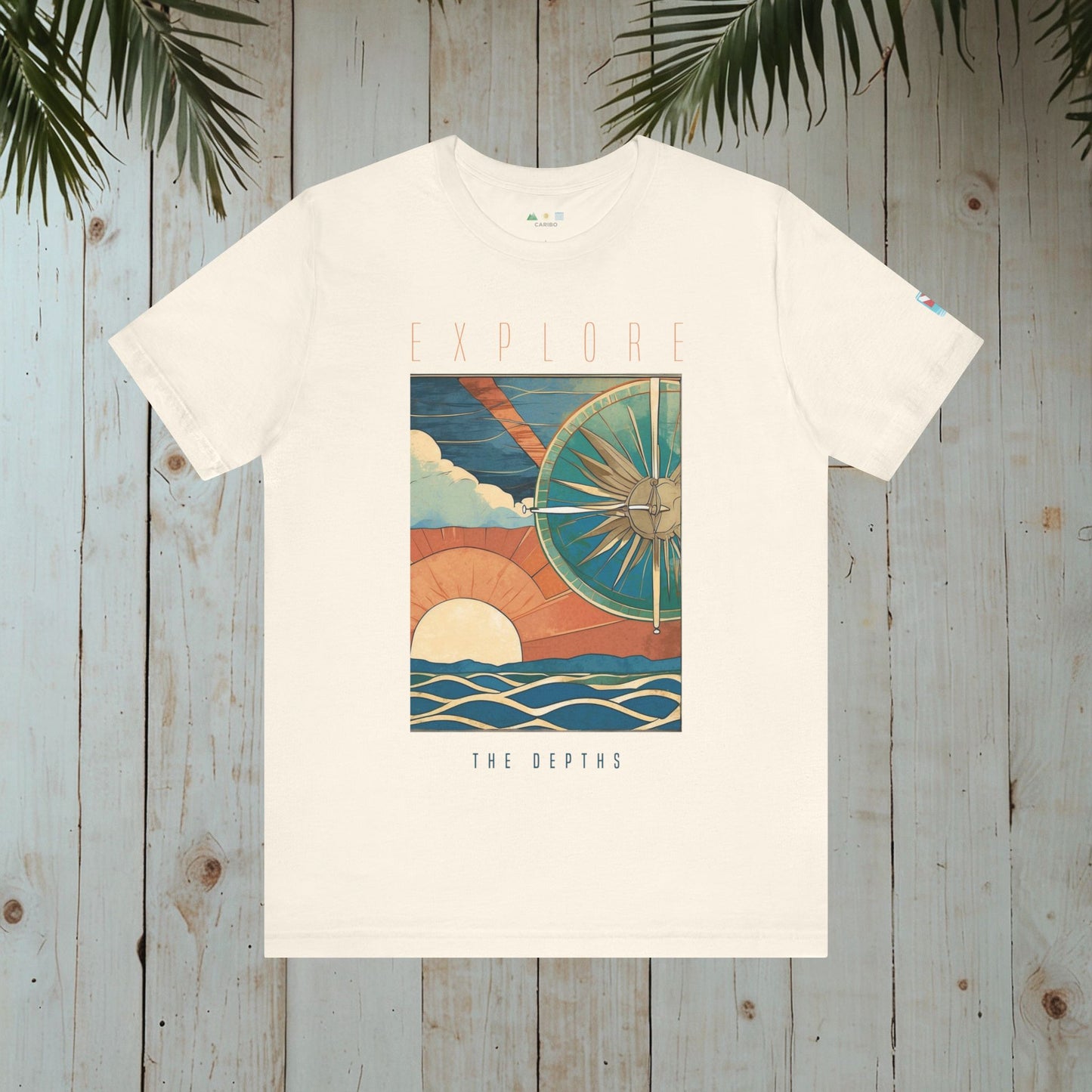 EXPLORE THE DEPTHS DIVER DOWN COMPASS CLASSIC TEE
