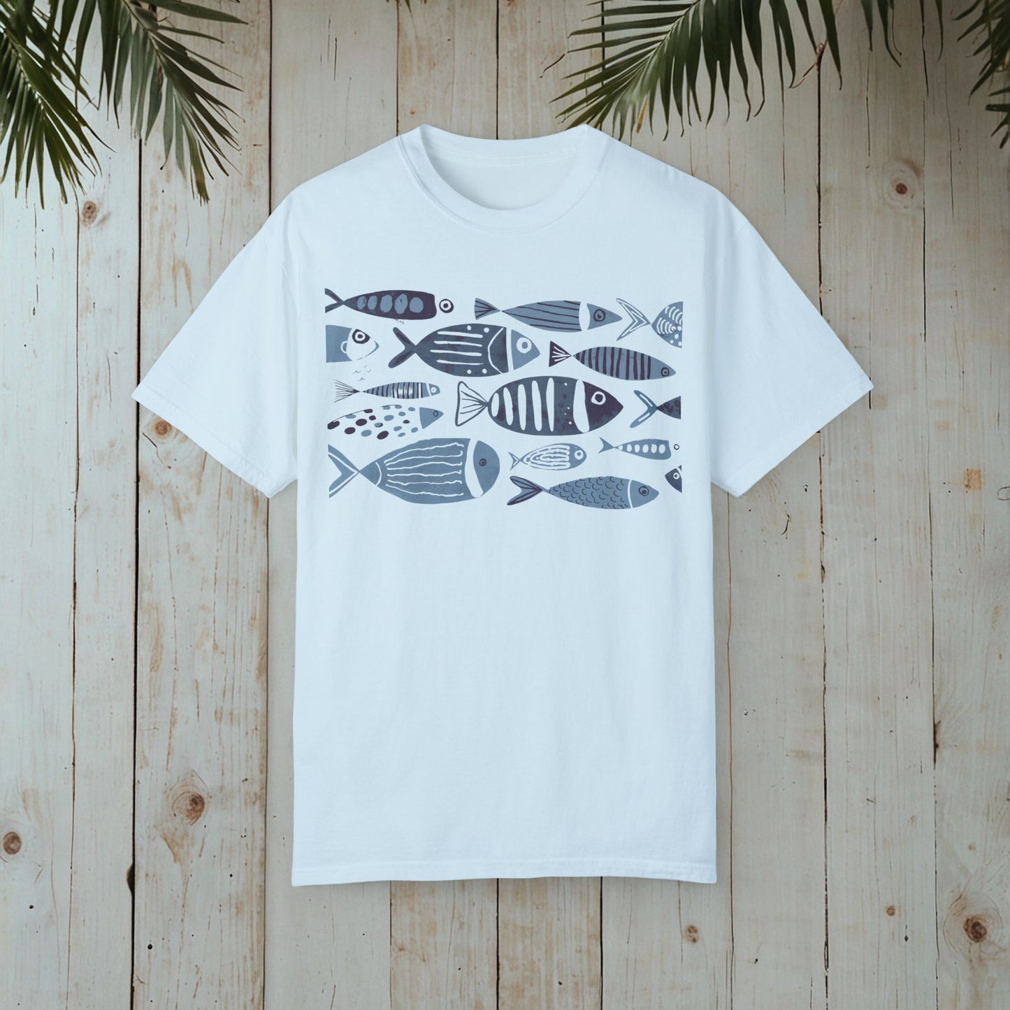 FISHES GARMENT-DYED TEE