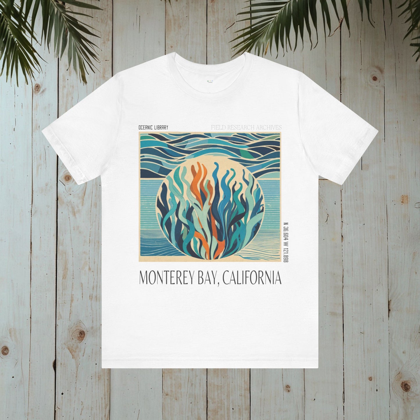 Oceanic Library Kelp Monterey Bay RETRO OCEAN CLASSIC TEE