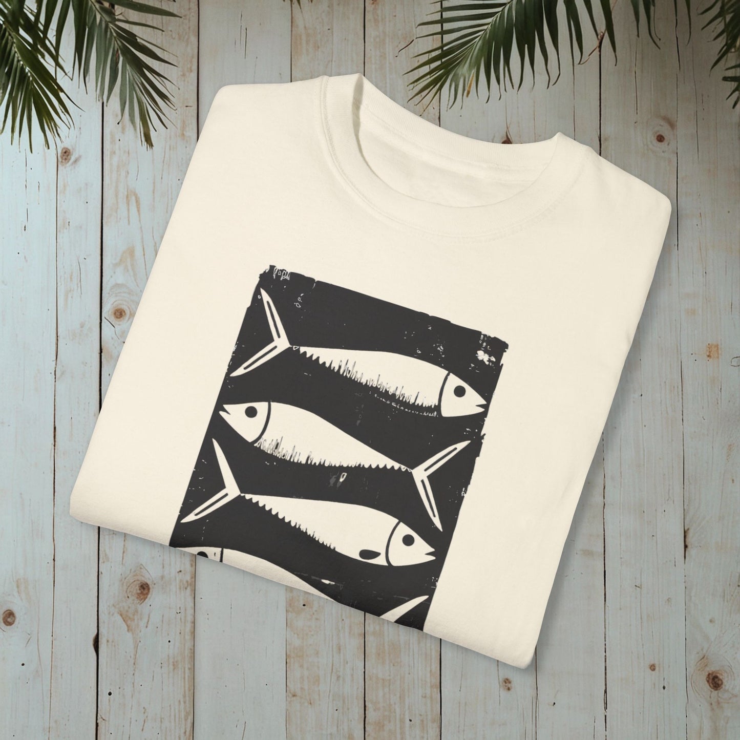 Sardines Box Retro GARMENT-DYED TEE