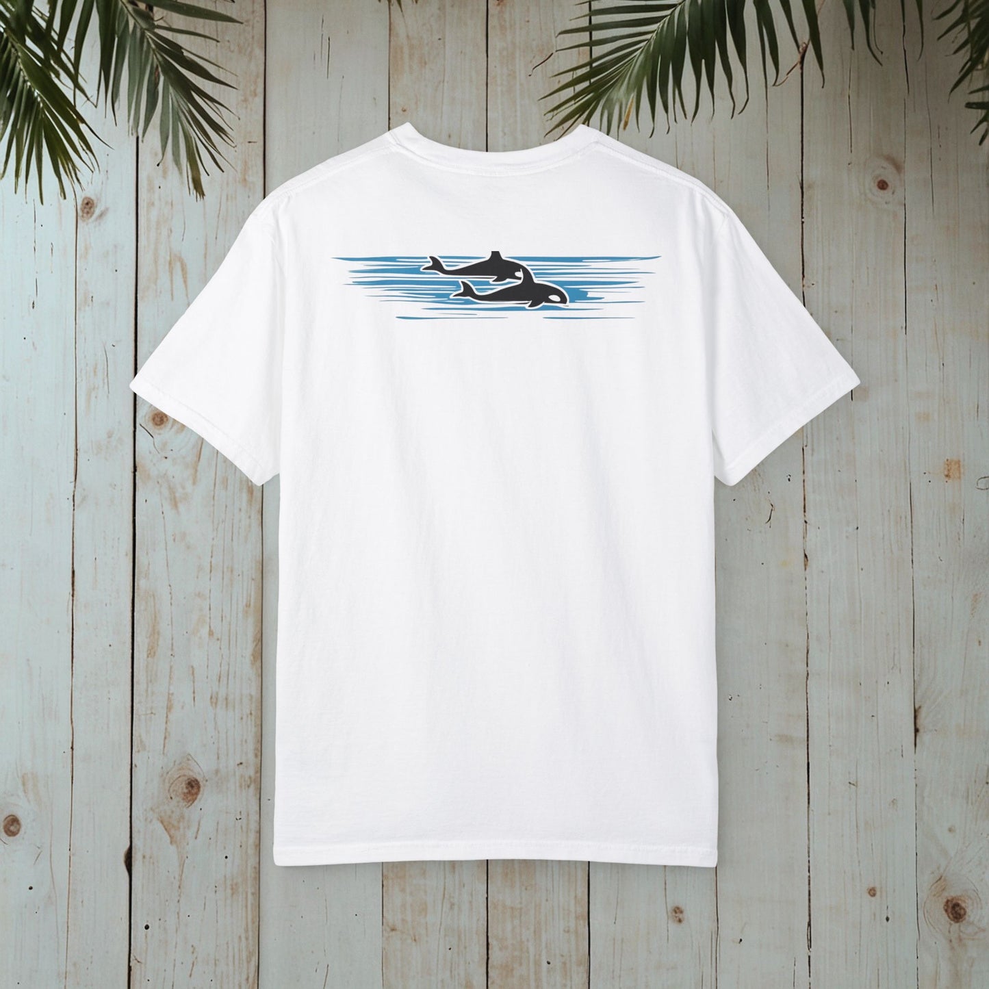 RESPECT THE LOCALS ORCAS GARMENT-DYED TEE