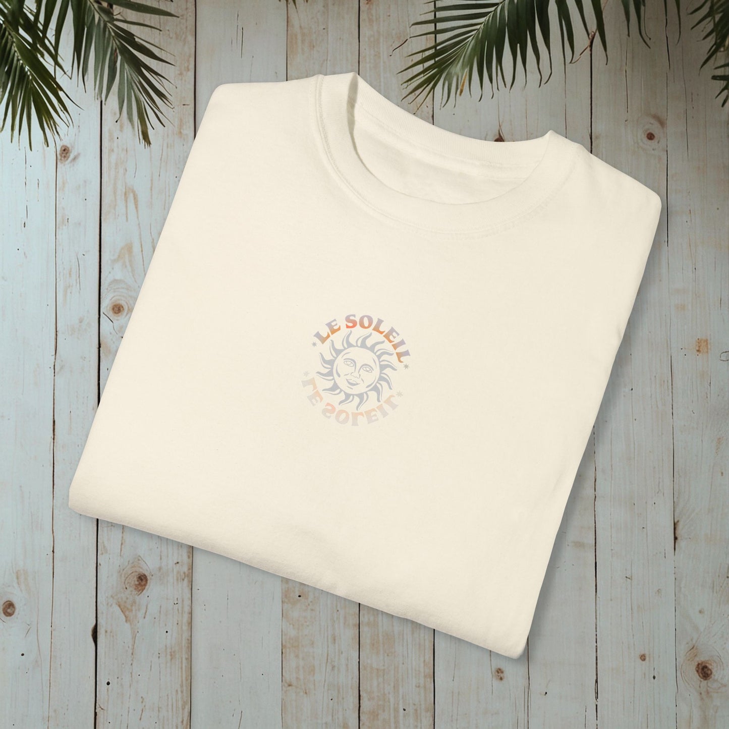 LE SOLEIL SUN GARMENT-DYED TEE