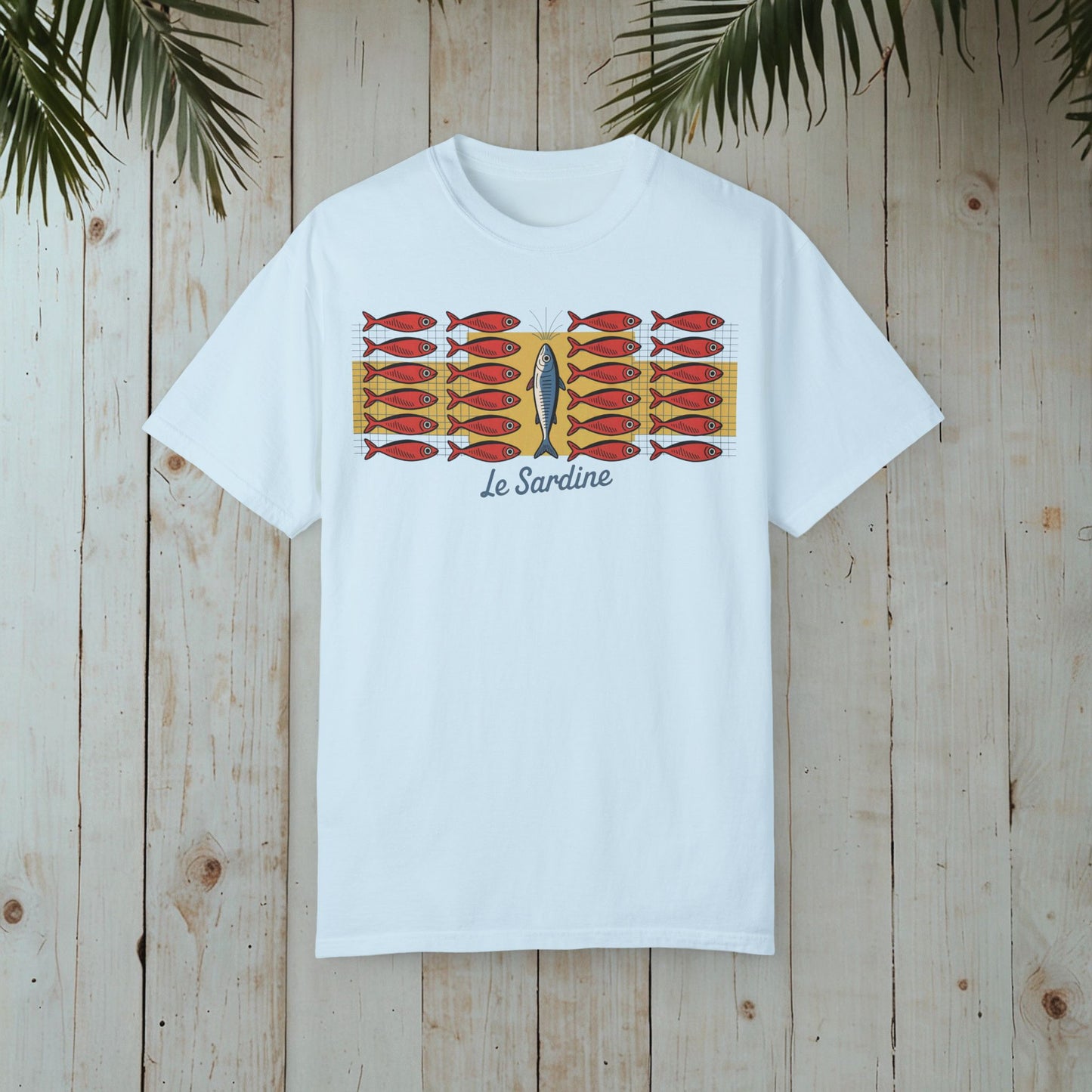Le Sardine Retro GARMENT-DYED TEE
