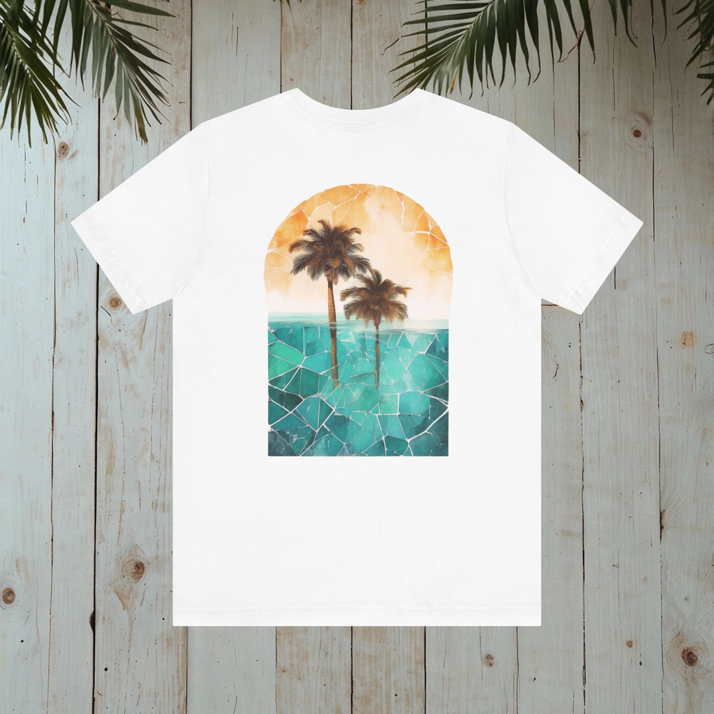 MOSAIC OCEAN PALM CLASSIC TEE
