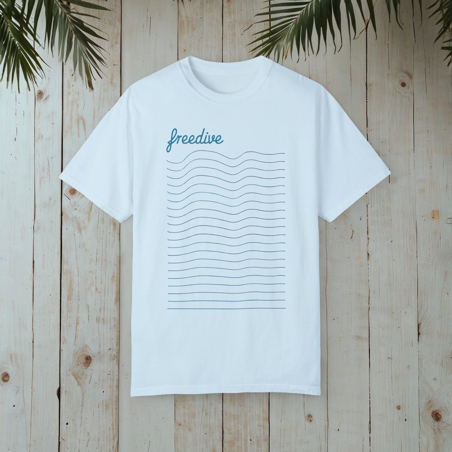 FREEDIVE WAVES GARMENT-DYED TEE