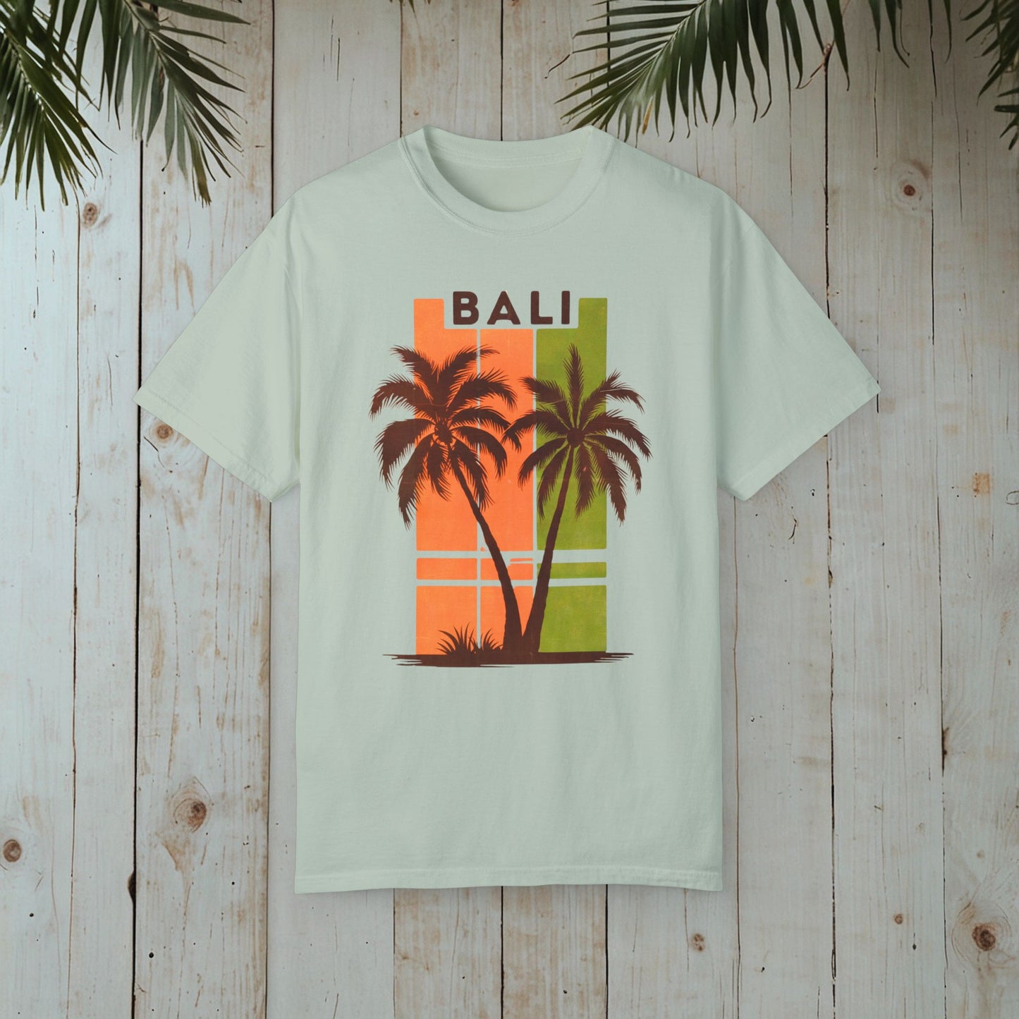 BALI PALM RETRO GARMENT-DYED TEE