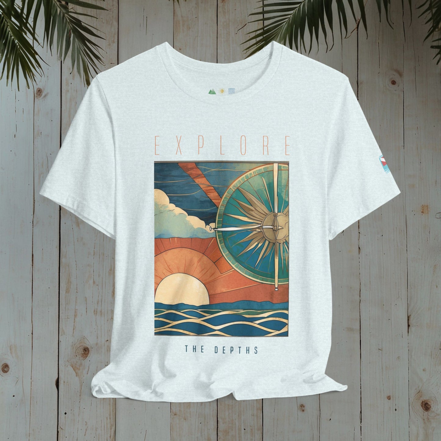 EXPLORE THE DEPTHS DIVER DOWN COMPASS CLASSIC TEE