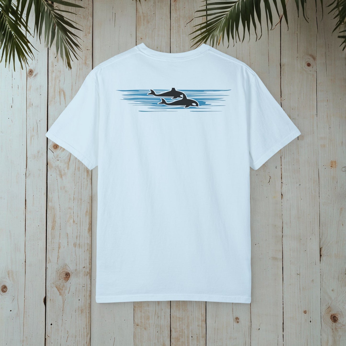 RESPECT THE LOCALS ORCAS GARMENT-DYED TEE
