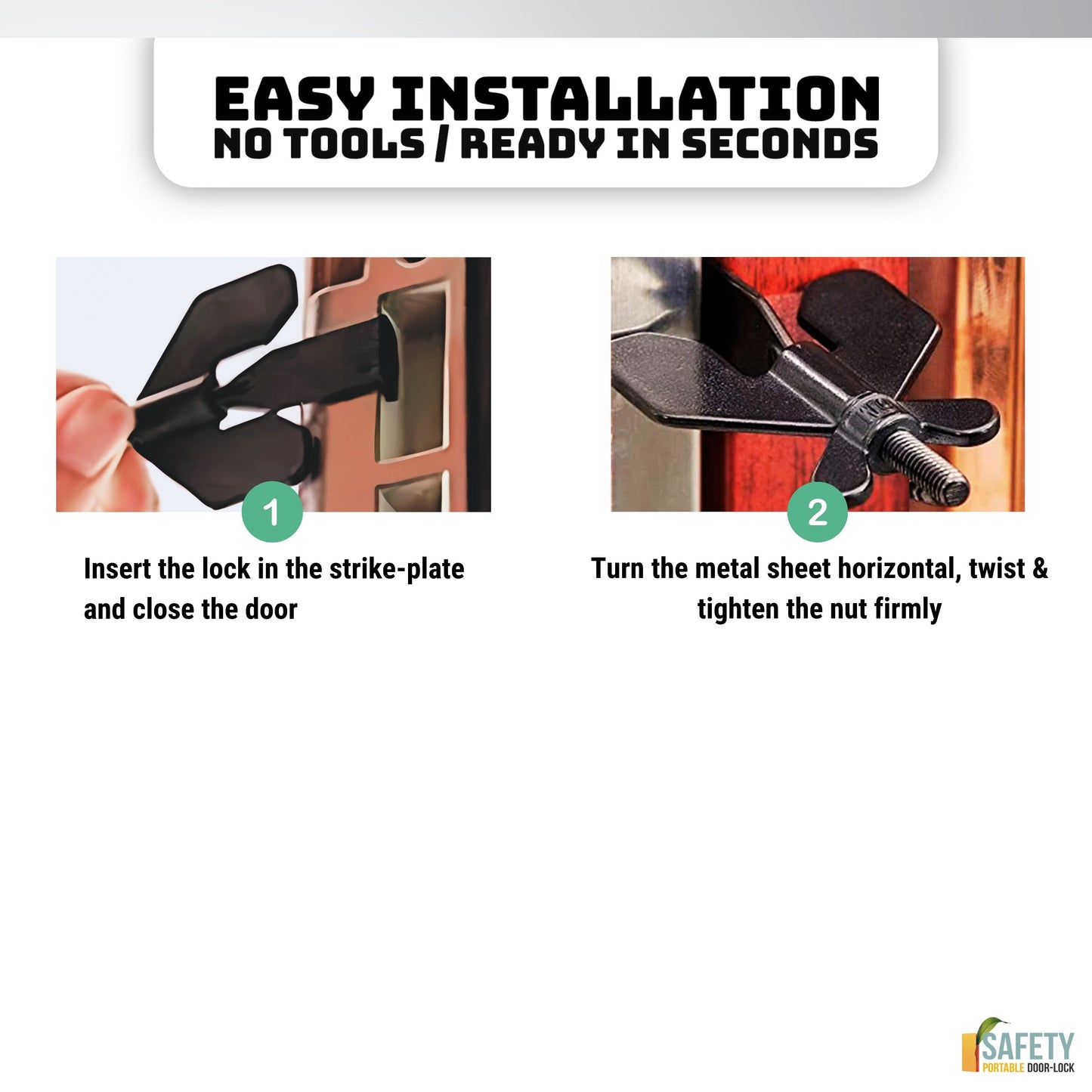 Portable Door-Lock SET OF 2