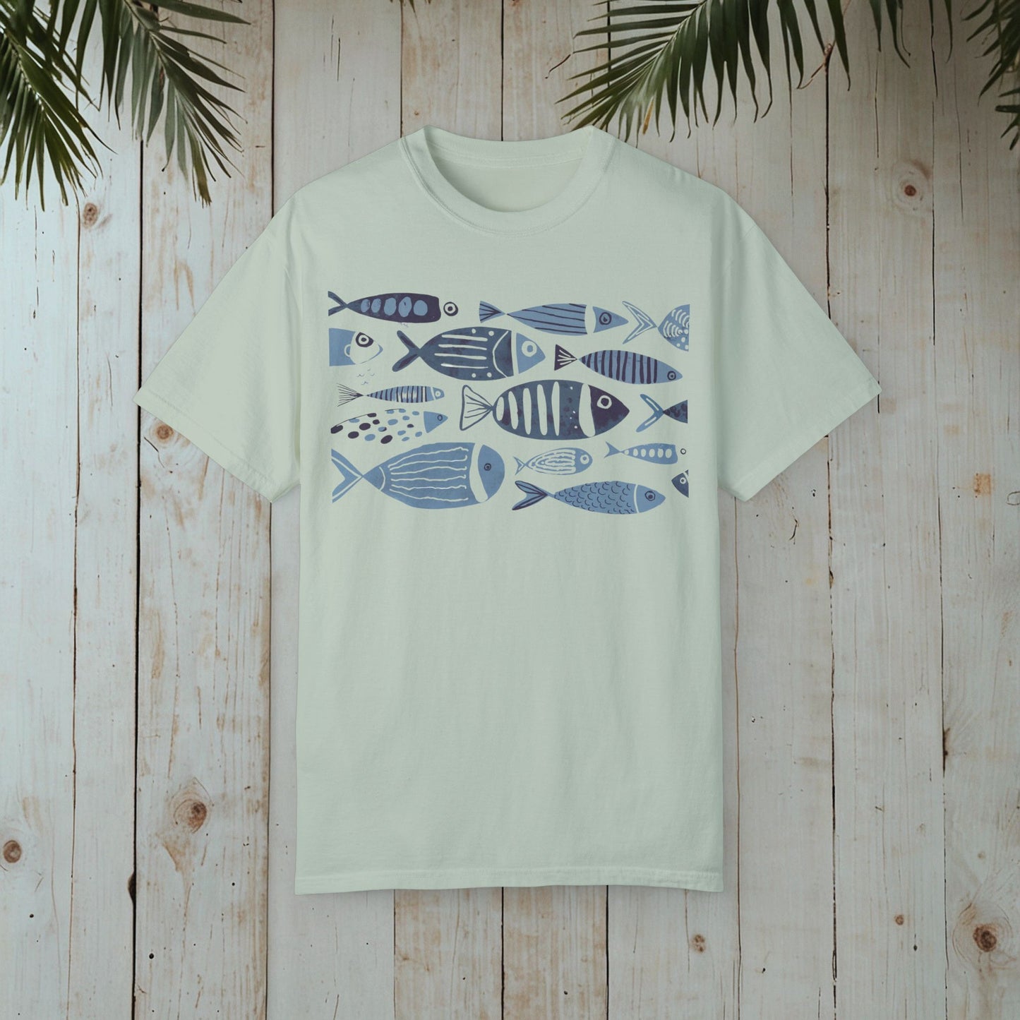 FISHES GARMENT-DYED TEE