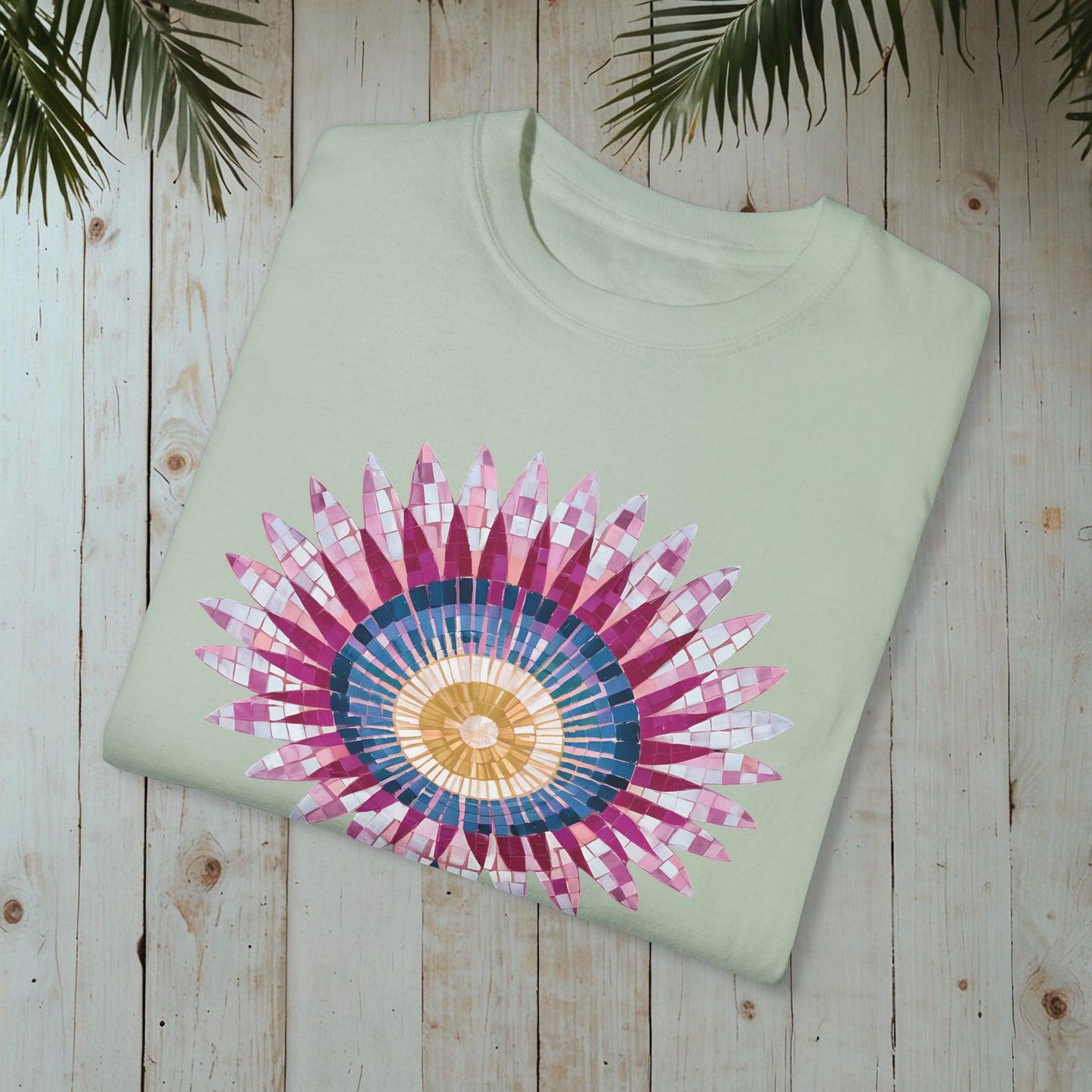 WATER LILY OCEANIC LIBRARY RETRO GARMENT-DYED TEE