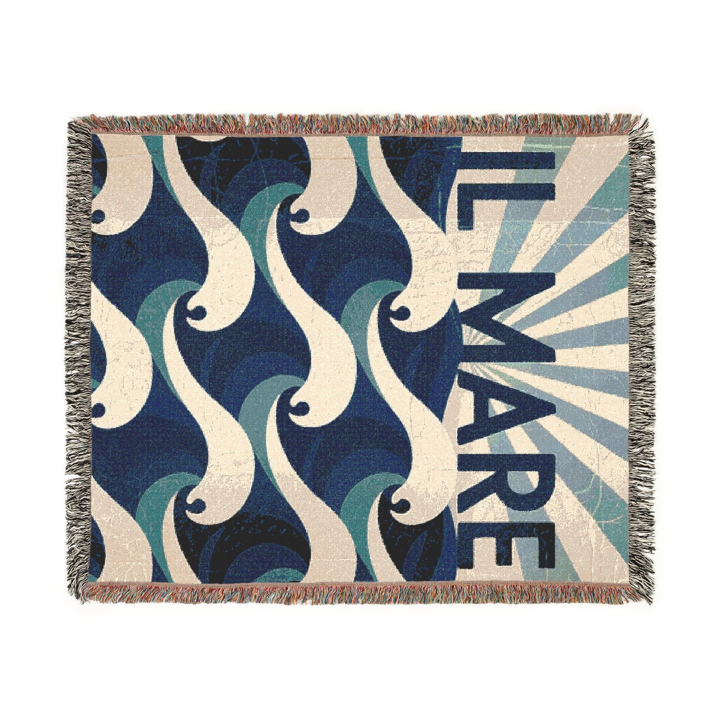 Il Mare Italian Ocean Woven Blanket