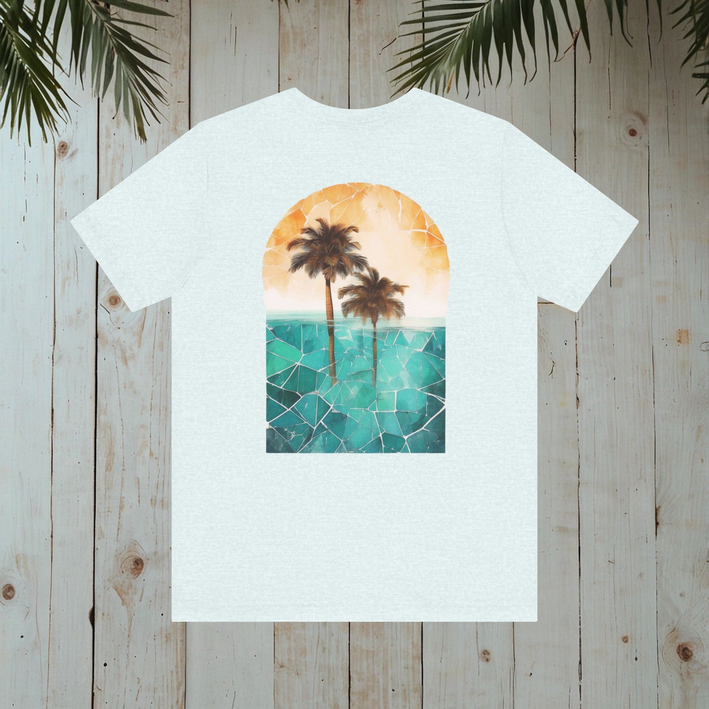 MOSAIC OCEAN PALM CLASSIC TEE