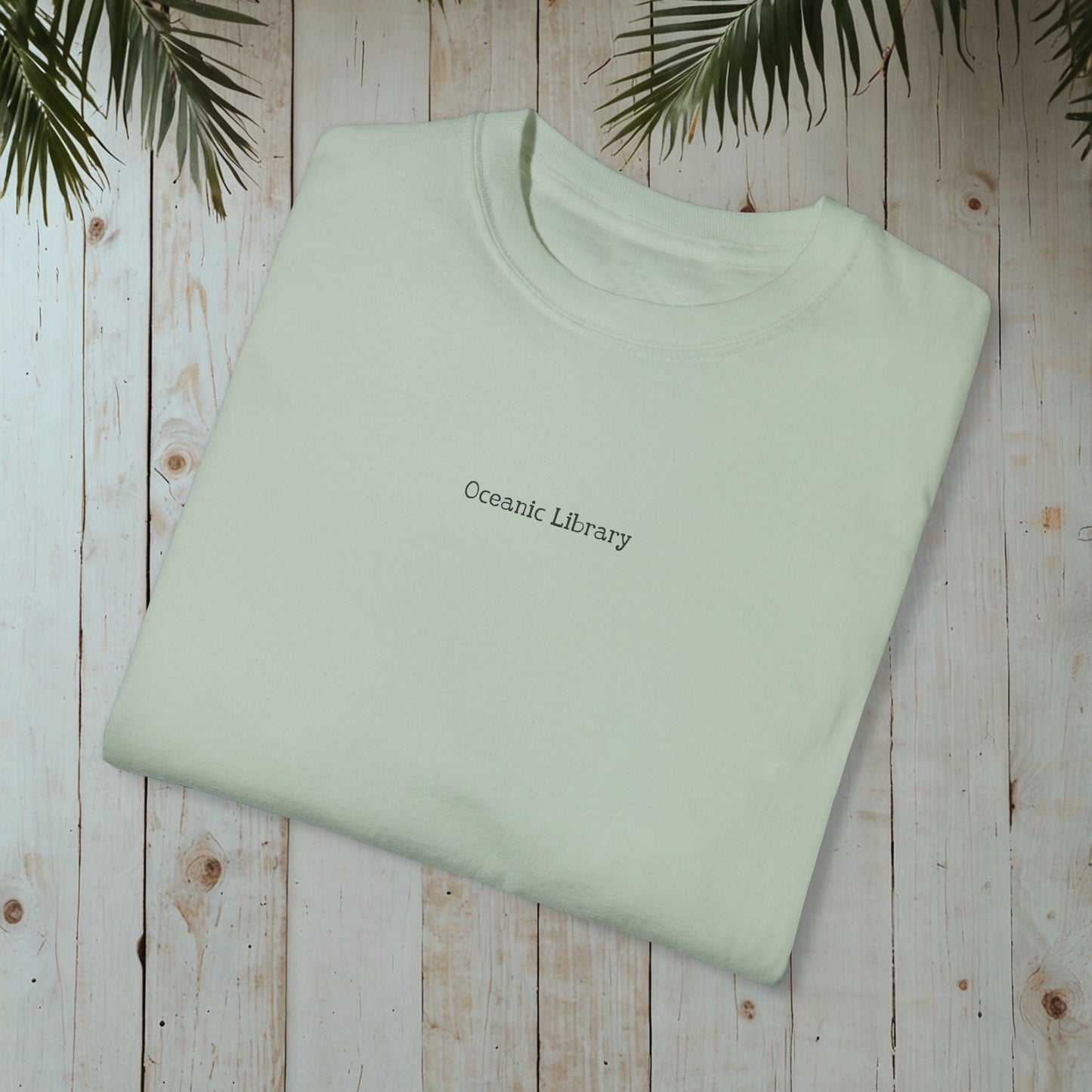 CERAMIC FISH SESSION OCEANIC LIBRARY GARMENT-DYED TEE