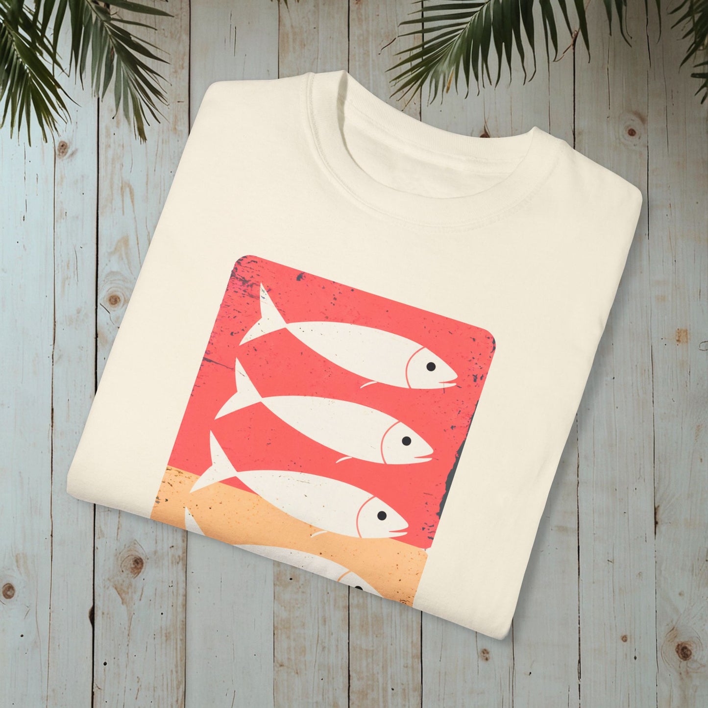 Sardines Sicily Retro GARMENT-DYED TEE