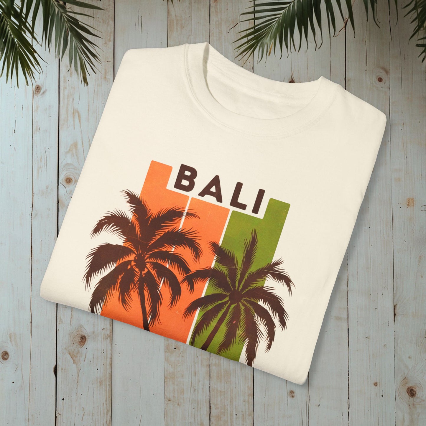 BALI PALM RETRO GARMENT-DYED TEE