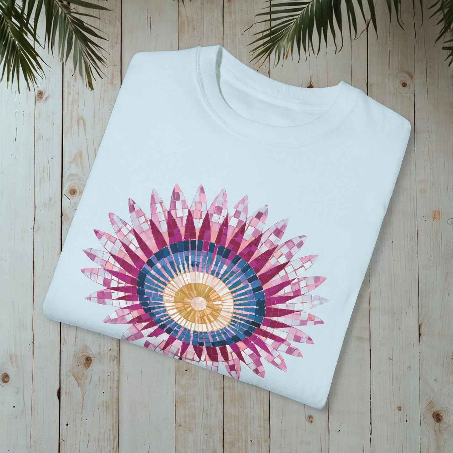 WATER LILY OCEANIC LIBRARY RETRO GARMENT-DYED TEE