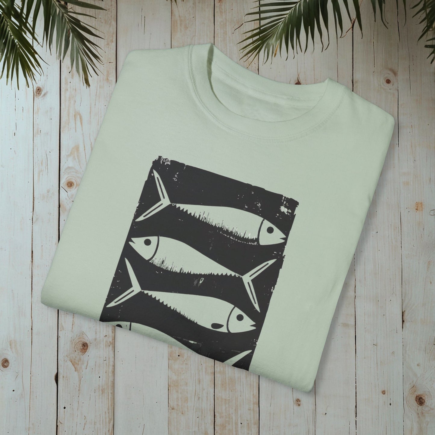 Sardines Box Retro GARMENT-DYED TEE