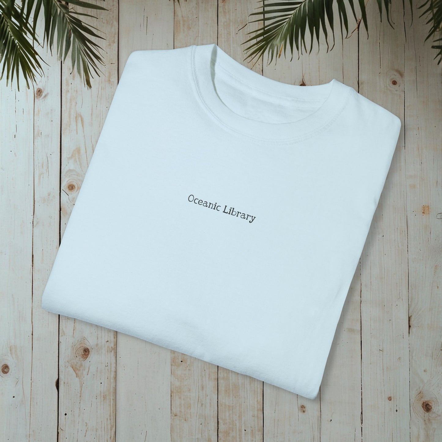 CERAMIC FISH SESSION OCEANIC LIBRARY GARMENT-DYED TEE