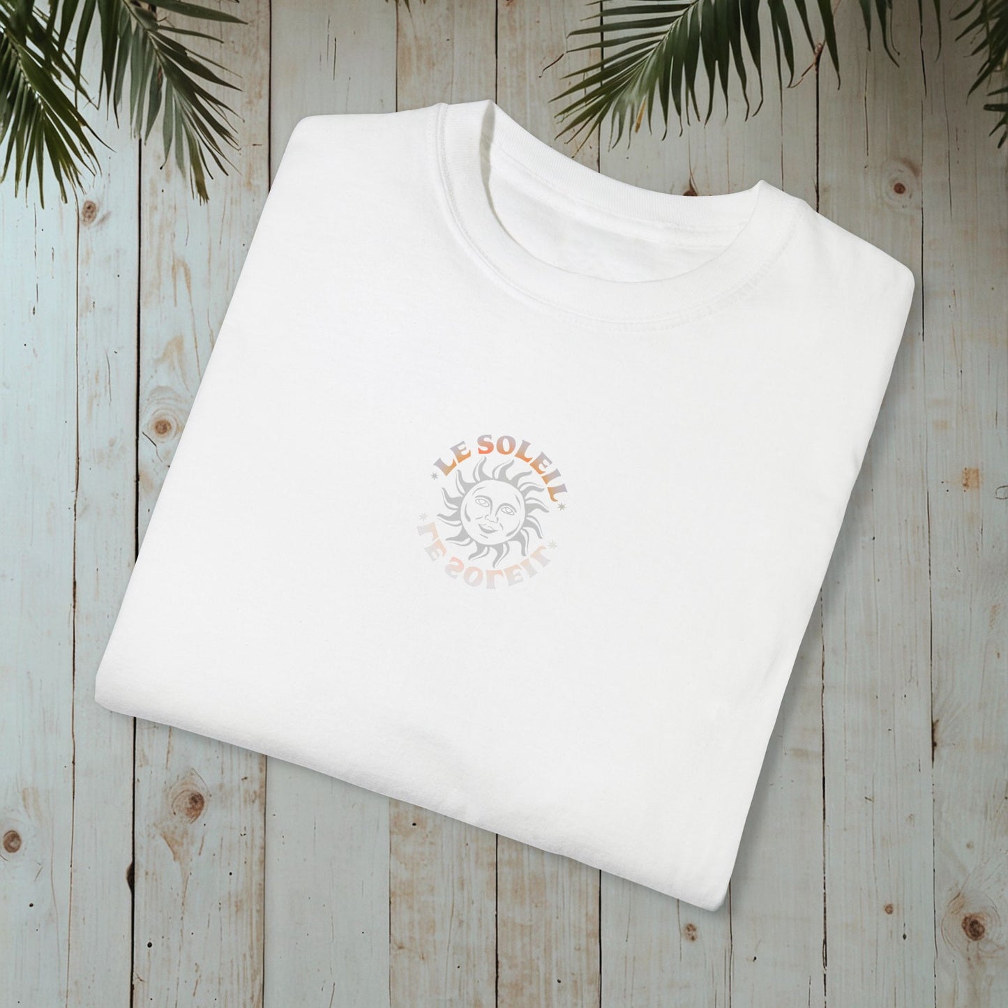 LE SOLEIL SUN GARMENT-DYED TEE