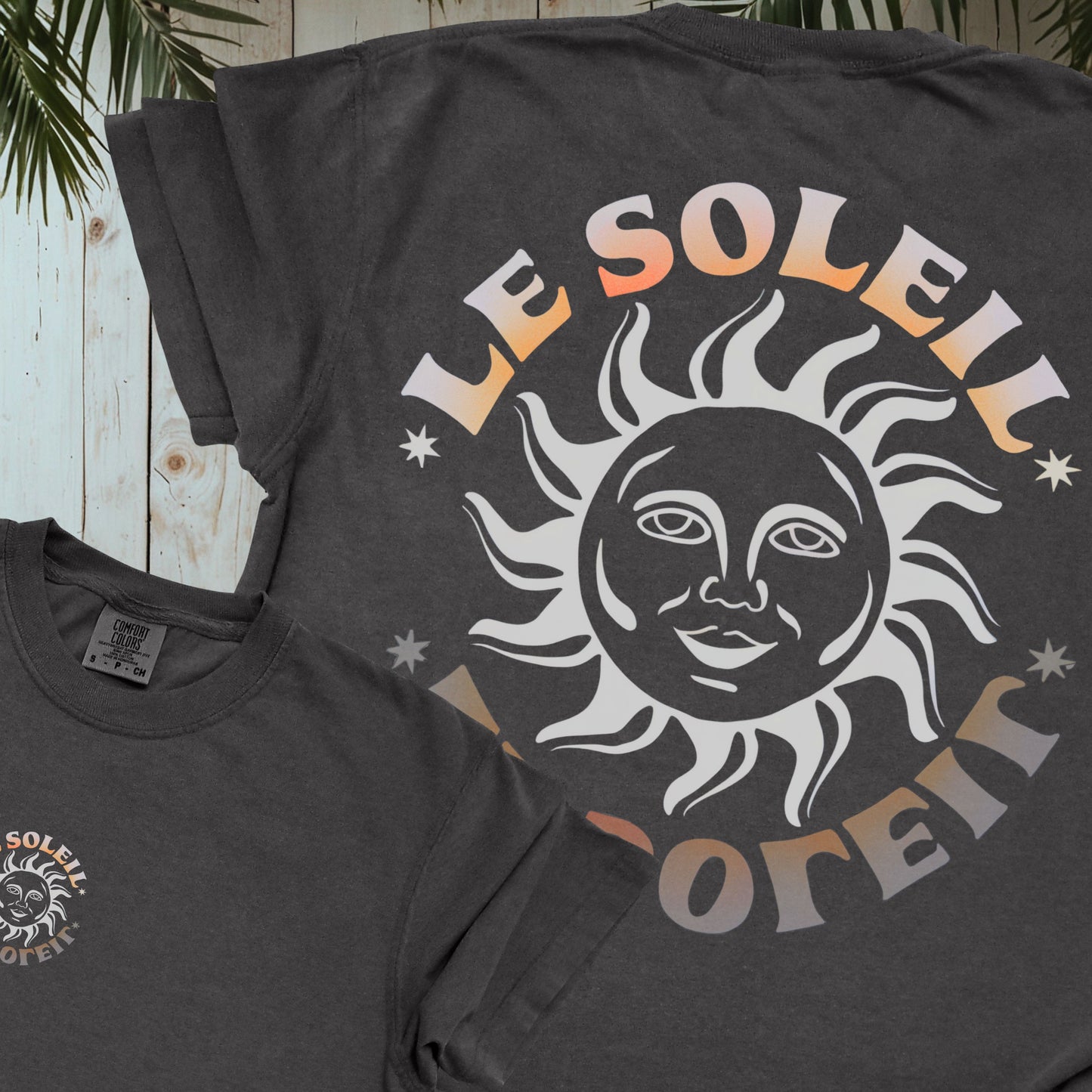 LE SOLEIL SUN GARMENT-DYED TEE